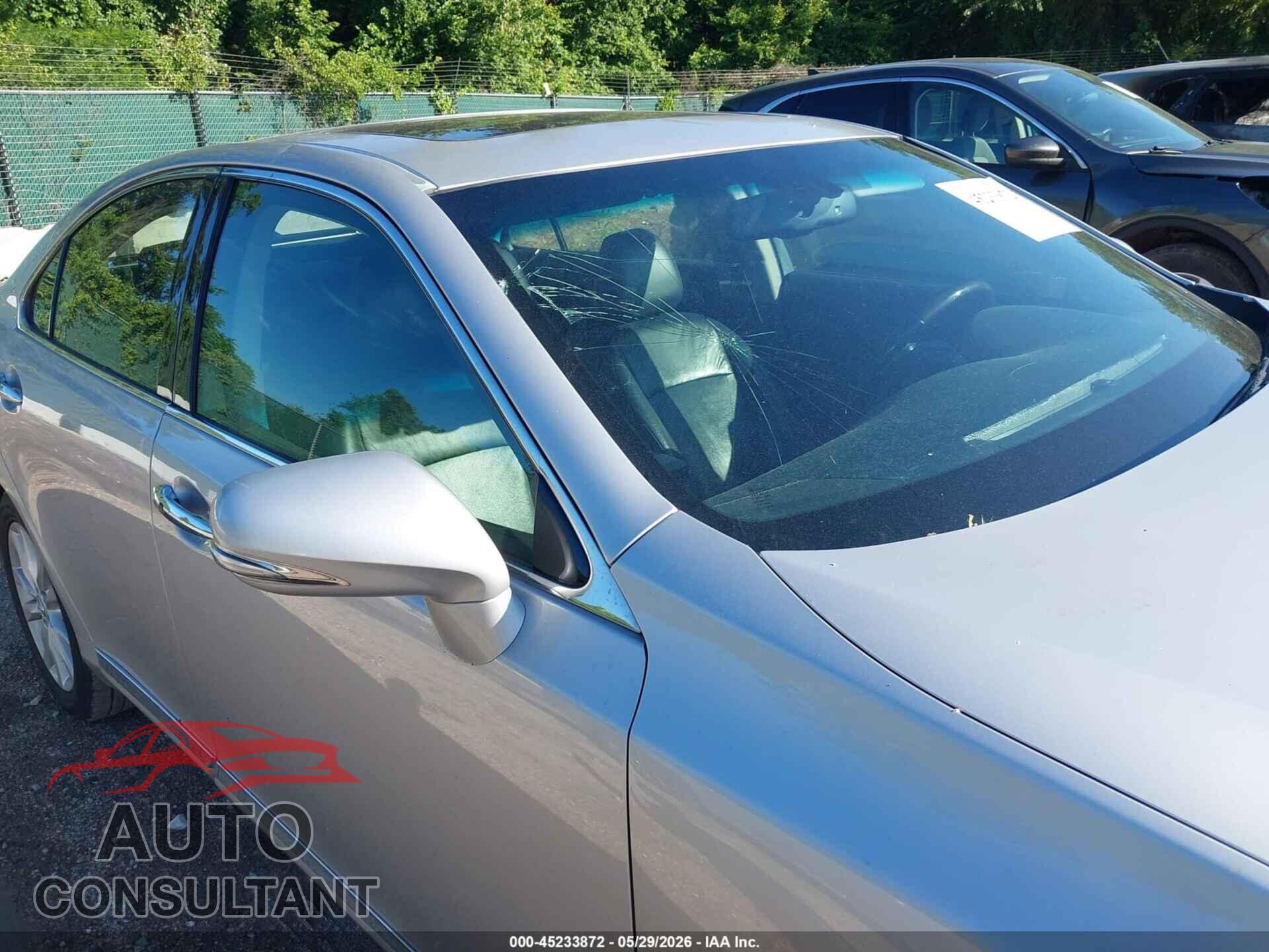 LEXUS ES 350 2012 - JTHBK1EGXC2477945