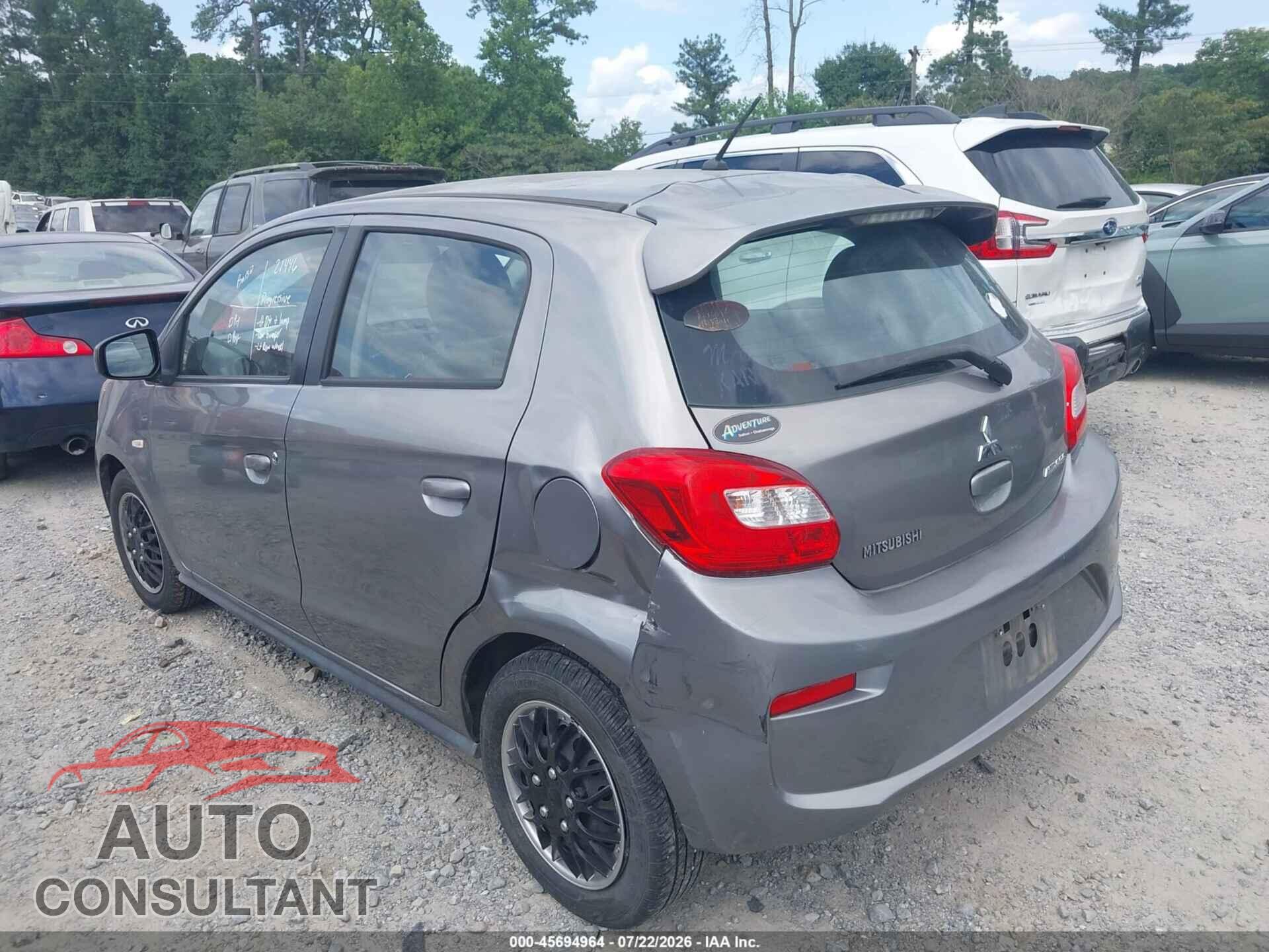 MITSUBISHI MIRAGE 2017 - ML32A3HJ3HH020036