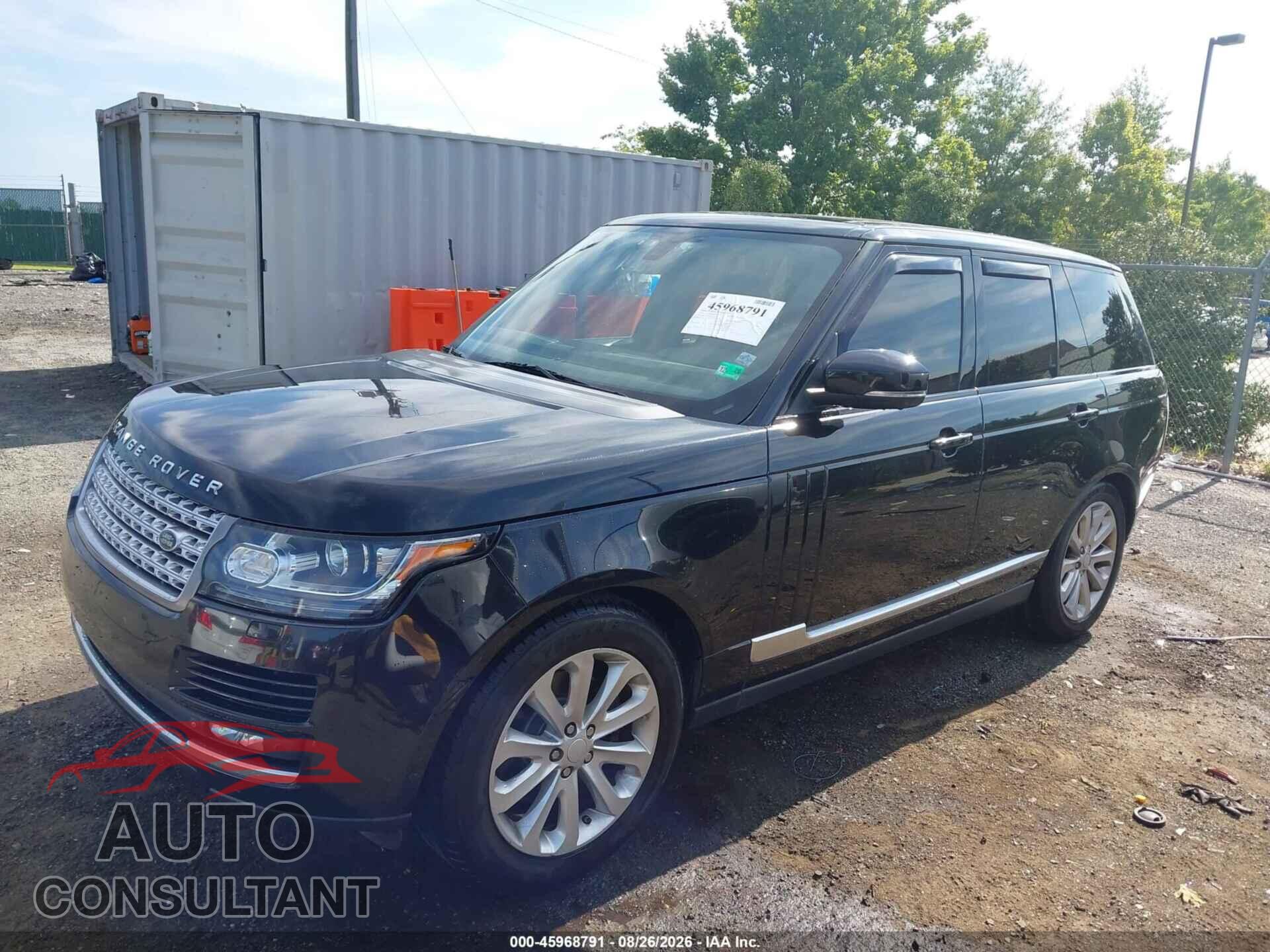 LAND ROVER RANGE ROVER 2015 - SALGS2VF9FA220251
