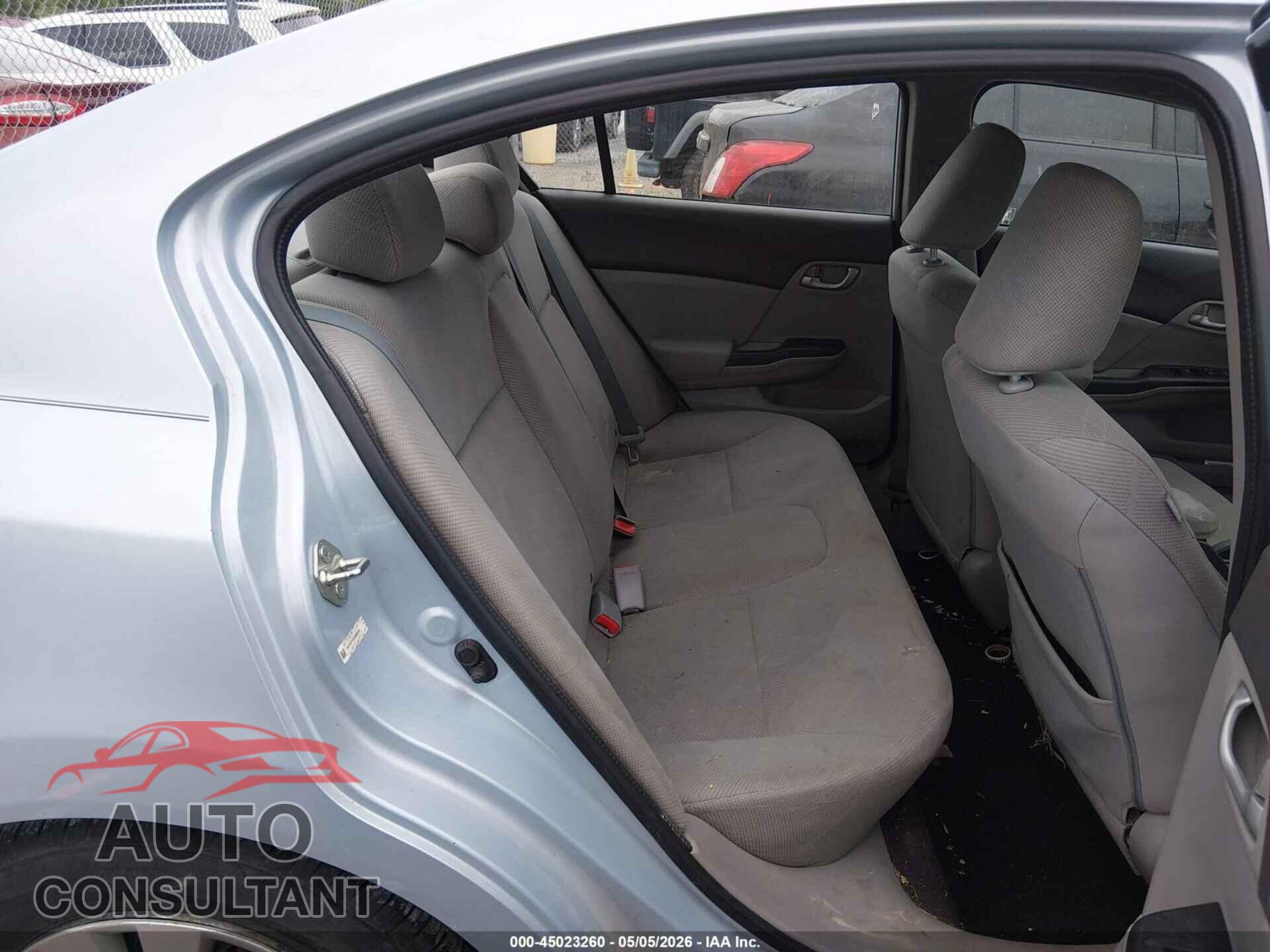 HONDA CIVIC 2012 - 19XFB2F53CE080036