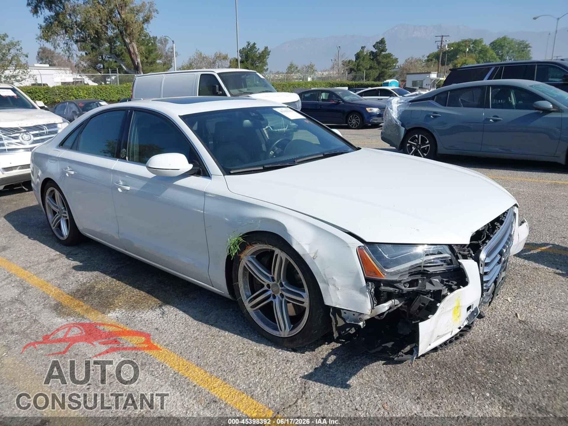 AUDI A8 2013 - WAUA2AFD6DN016997