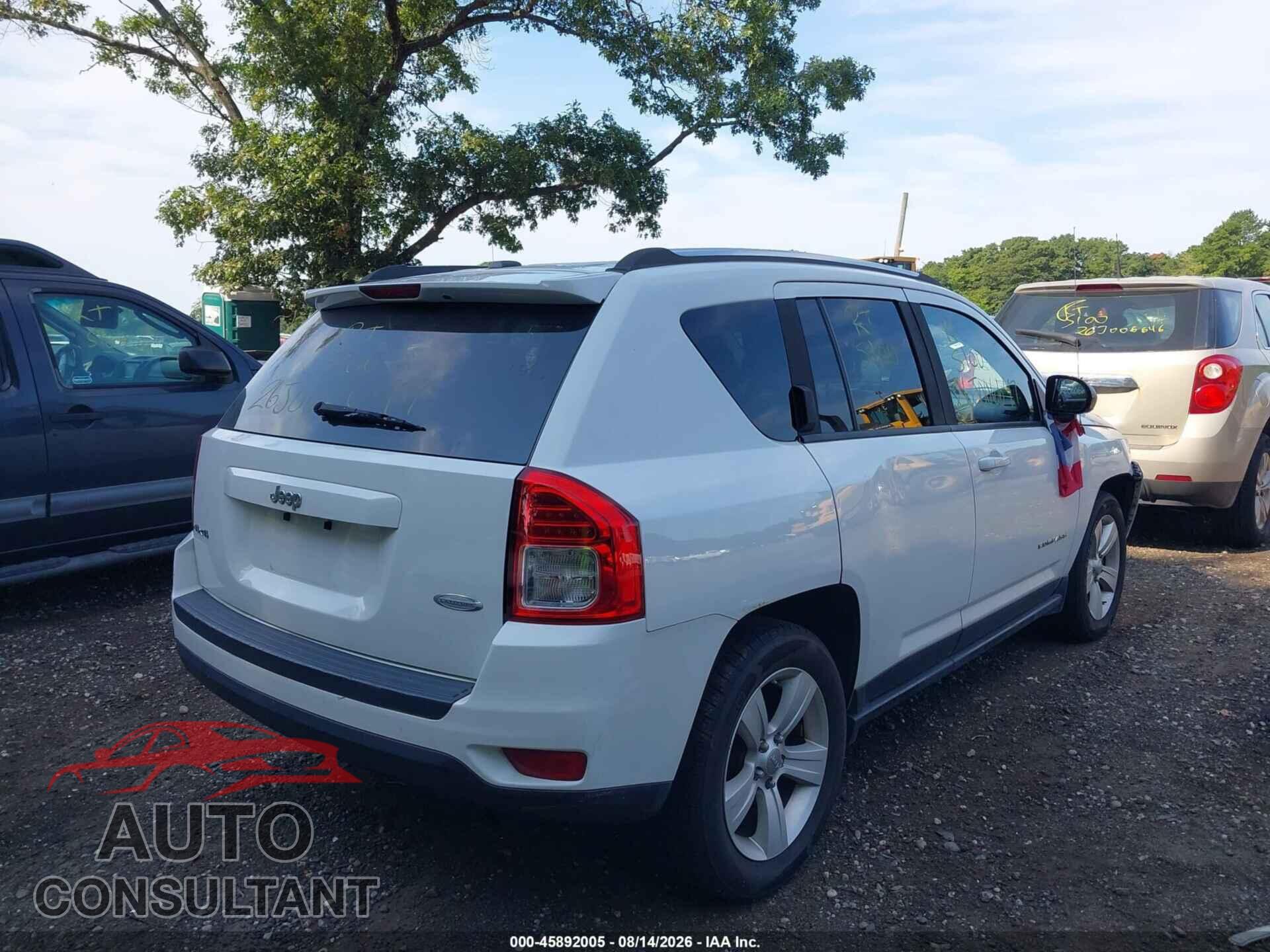 JEEP COMPASS 2012 - 1C4NJDEBXCD662296