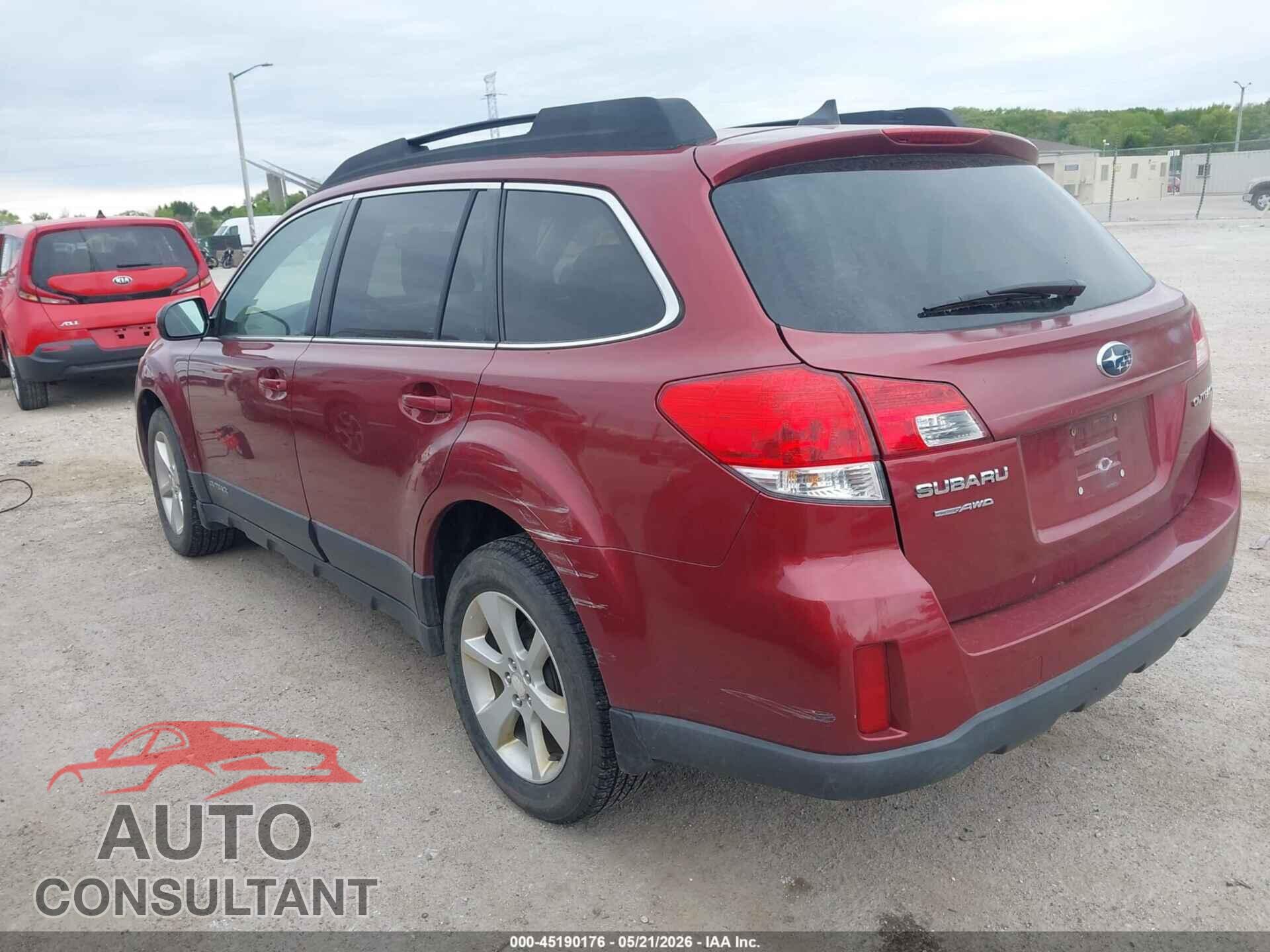 SUBARU OUTBACK 2014 - 4S4BRCCC5E3206258