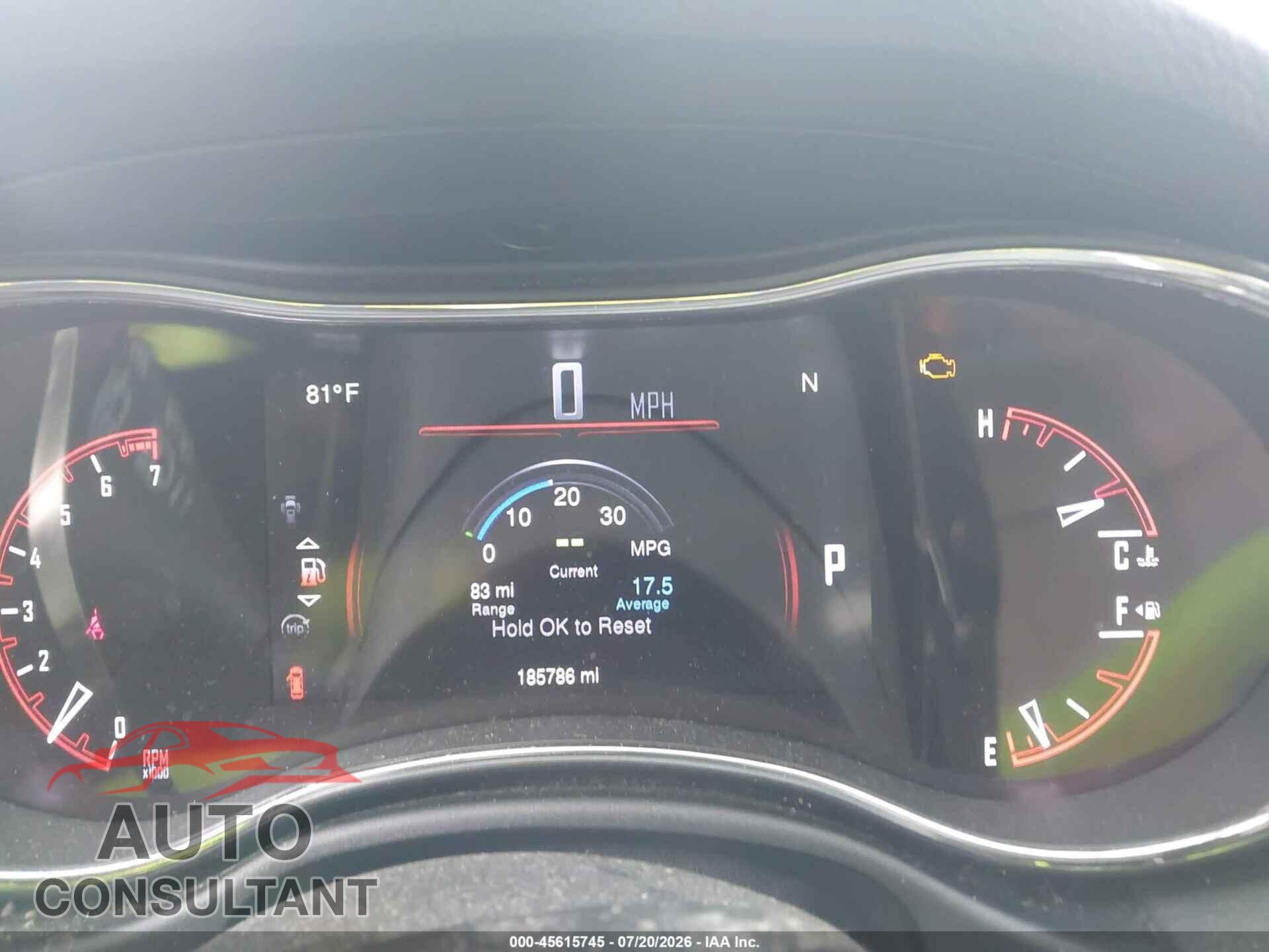 DODGE DURANGO 2015 - 1C4RDHEG7FC931232