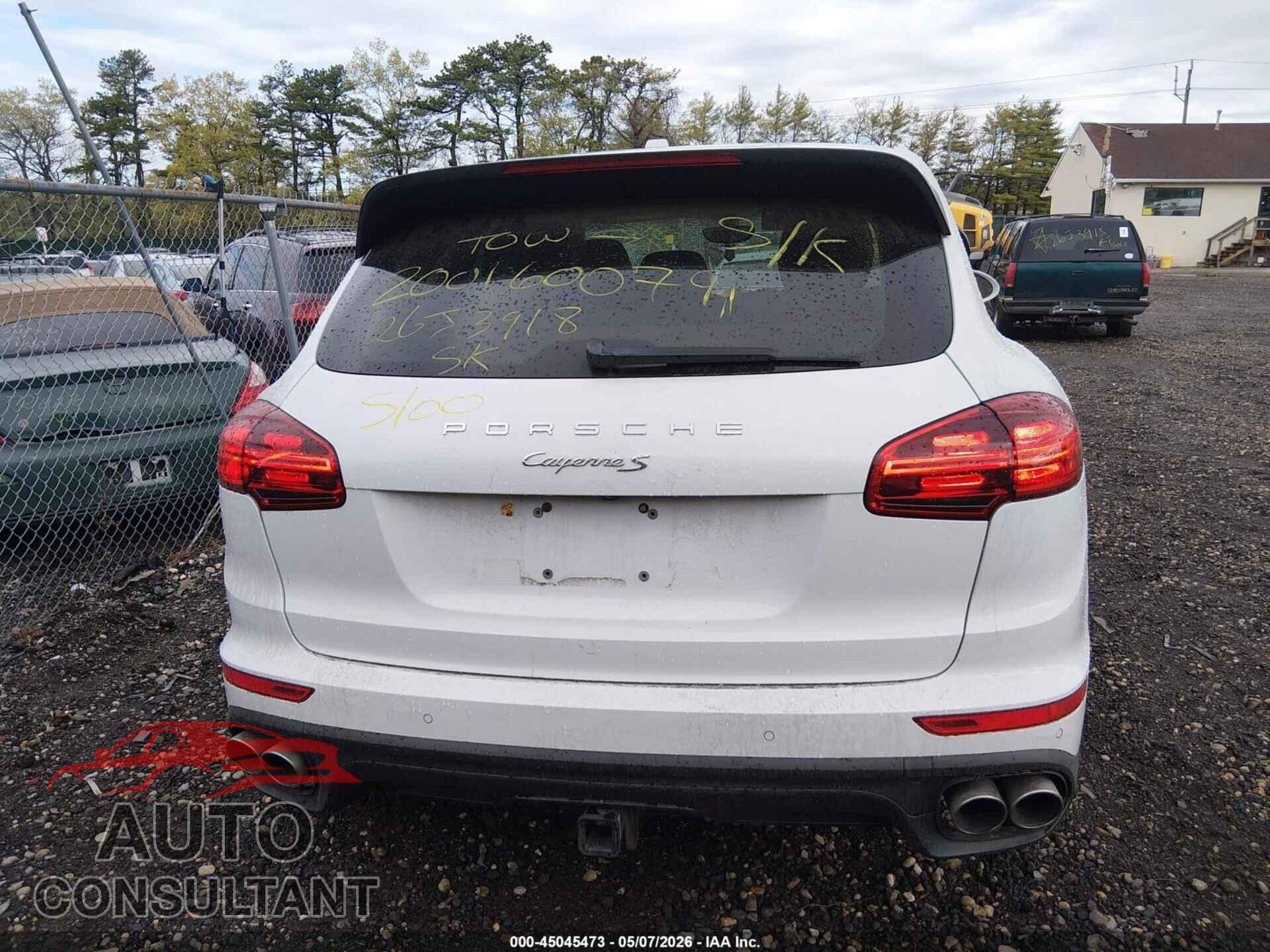 PORSCHE CAYENNE 2016 - WP1AB2A21GLA93872
