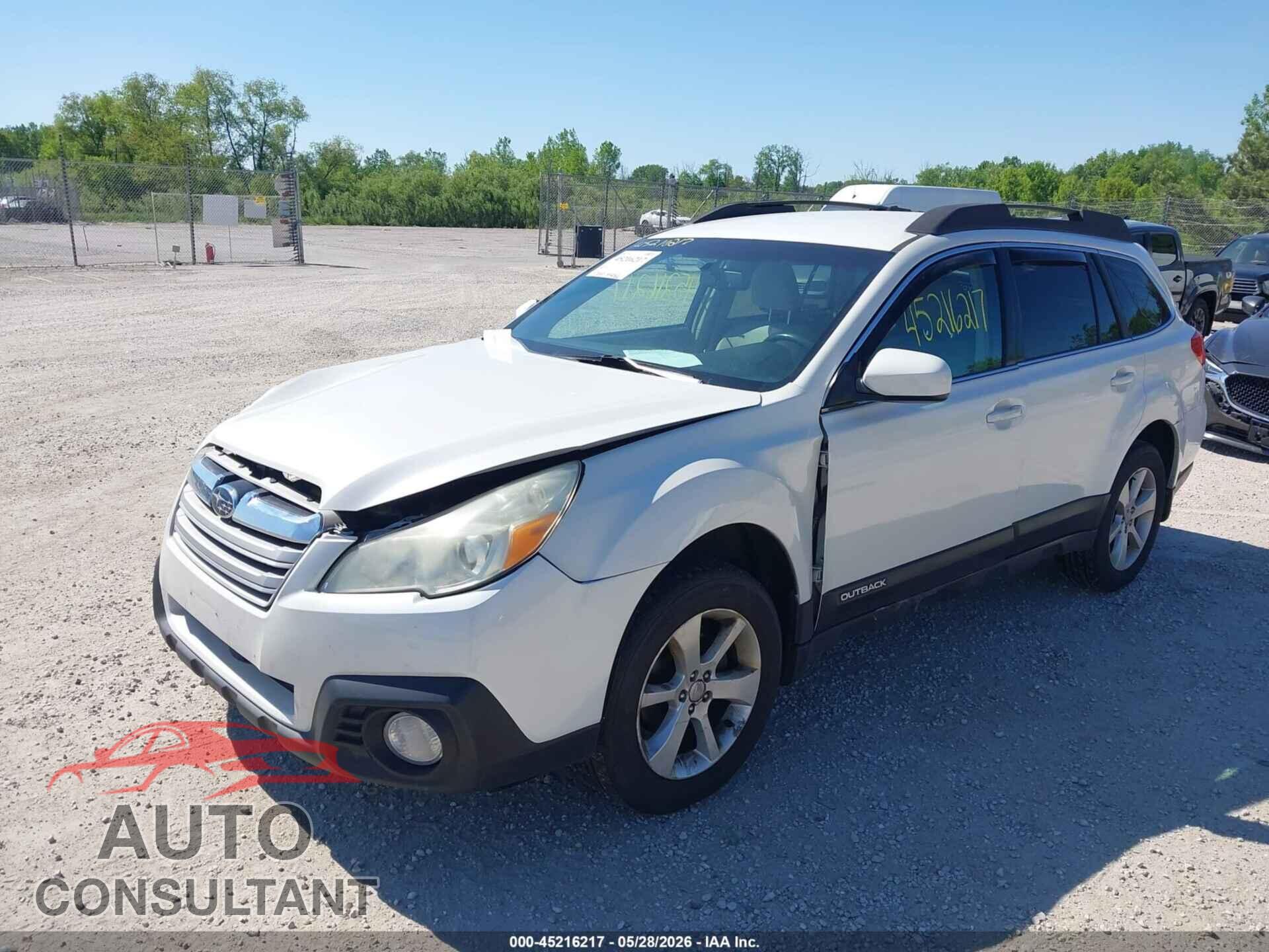 SUBARU OUTBACK 2014 - 4S4BRCCC8E3243000
