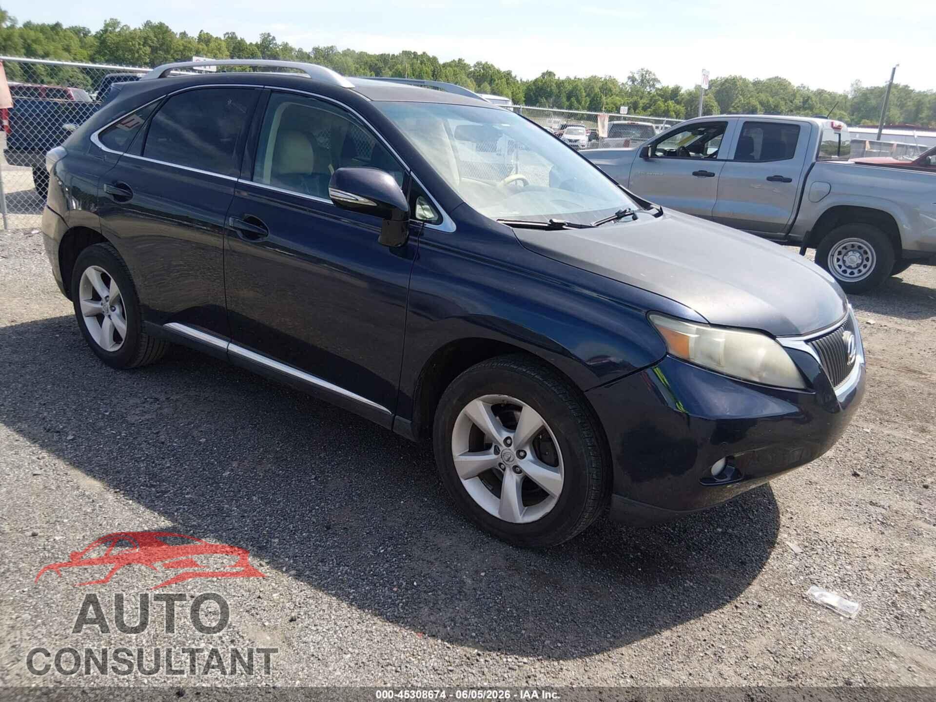 LEXUS RX 350 2010 - 2T2BK1BA3AC059562