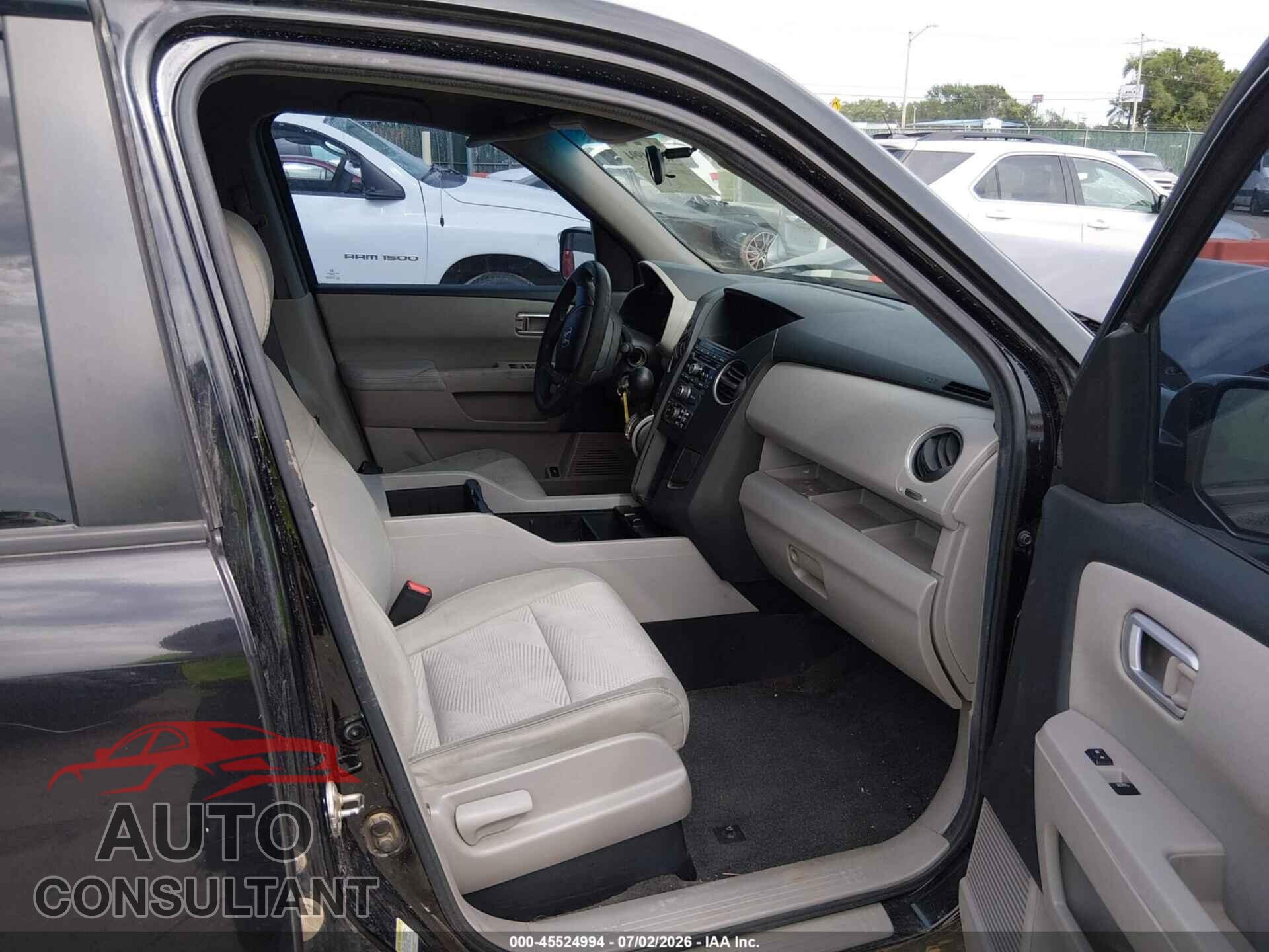 HONDA PILOT 2012 - 5FNYF4H25CB056648