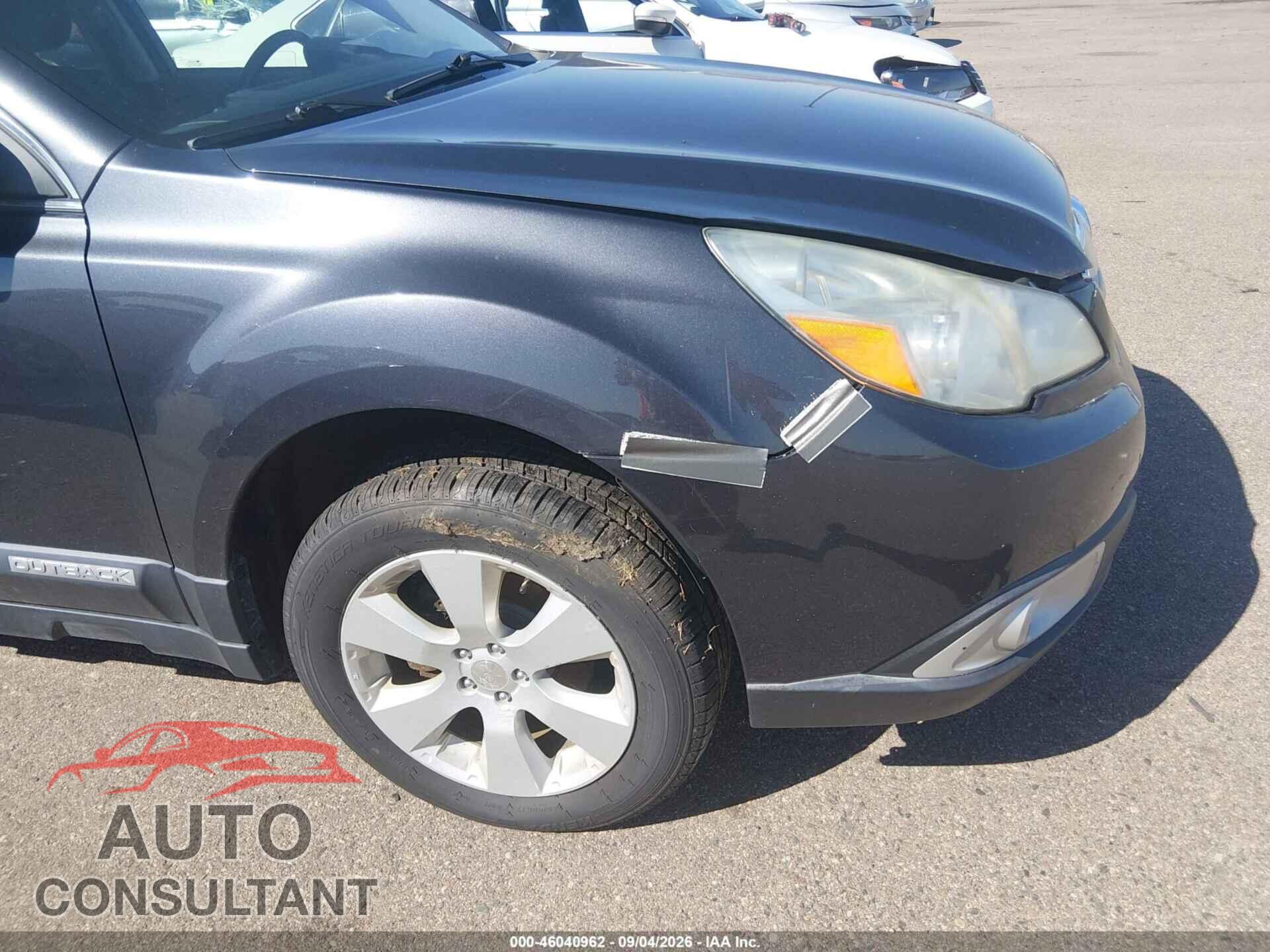 SUBARU OUTBACK 2011 - 4S4BRCCC2B3399853