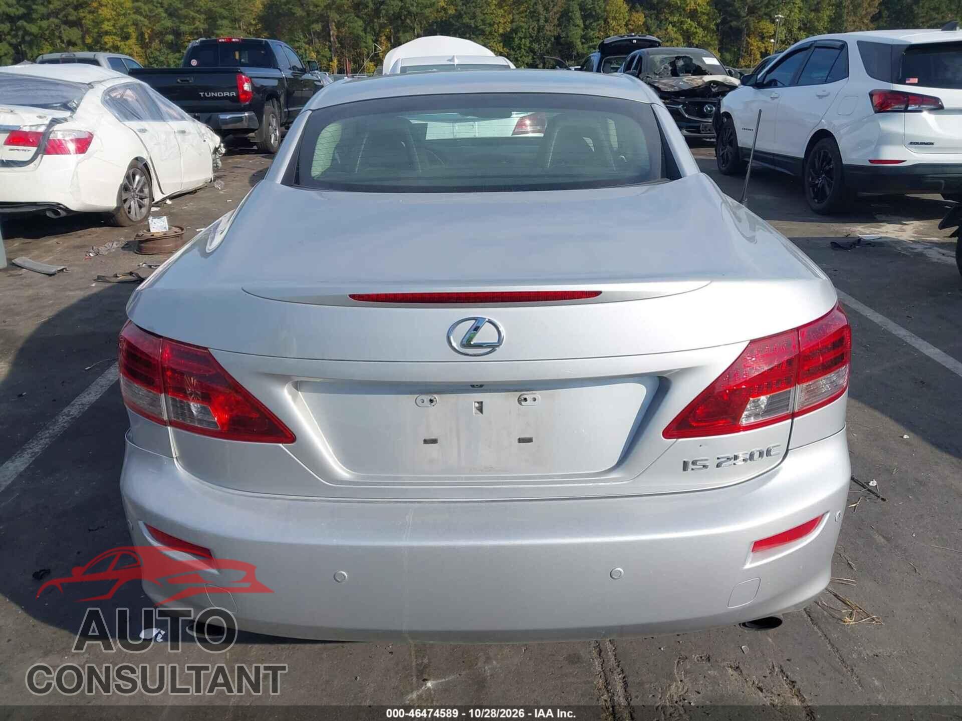 LEXUS IS 250C 2012 - JTHFF2C21C2524962