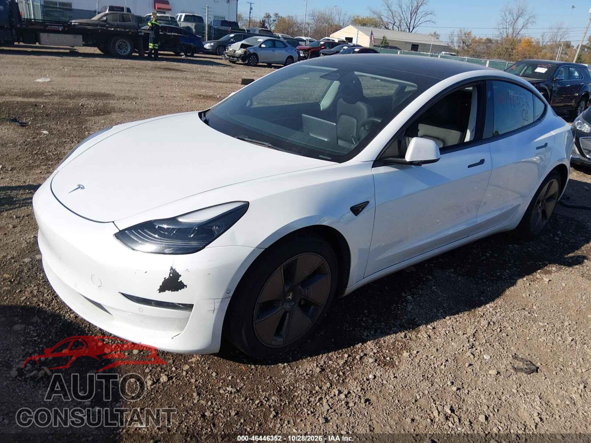 TESLA MODEL 3 2022 - 5YJ3E1EB2NF194022
