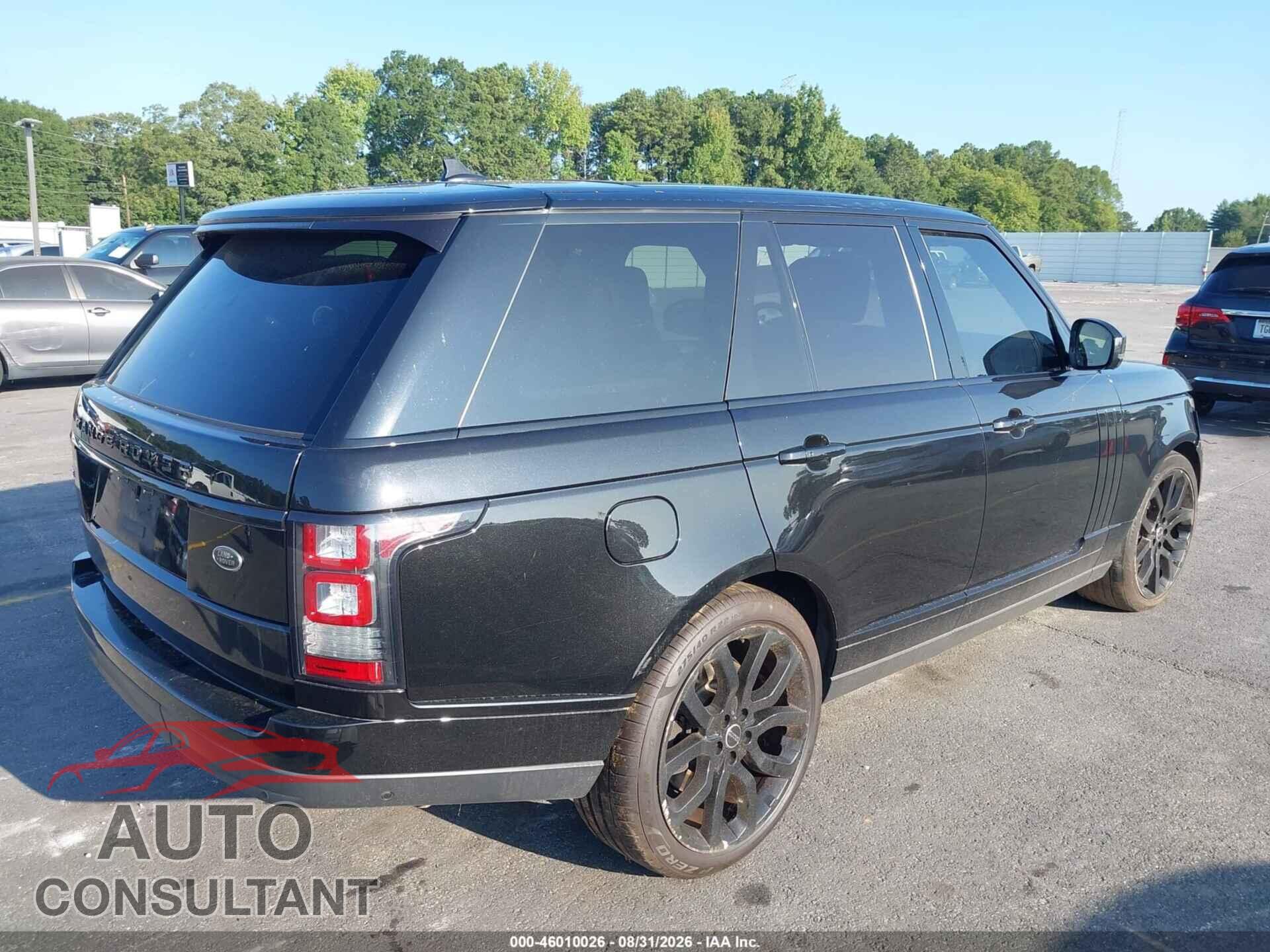 LAND ROVER RANGE ROVER 2016 - SALGS2VF2GA257045