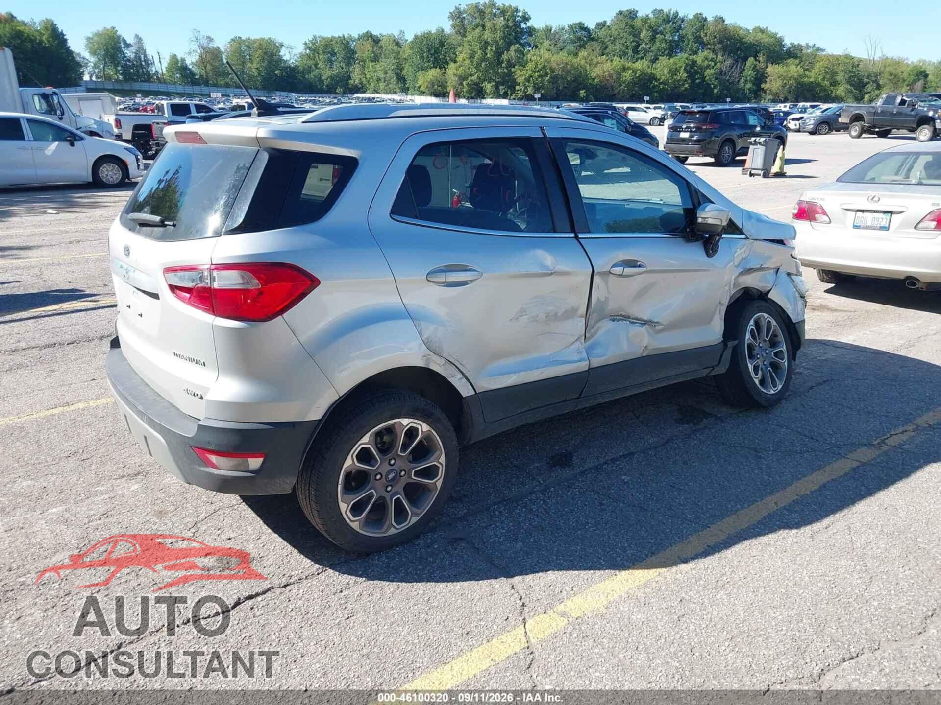 FORD ECOSPORT 2020 - MAJ6S3KL7LC364759