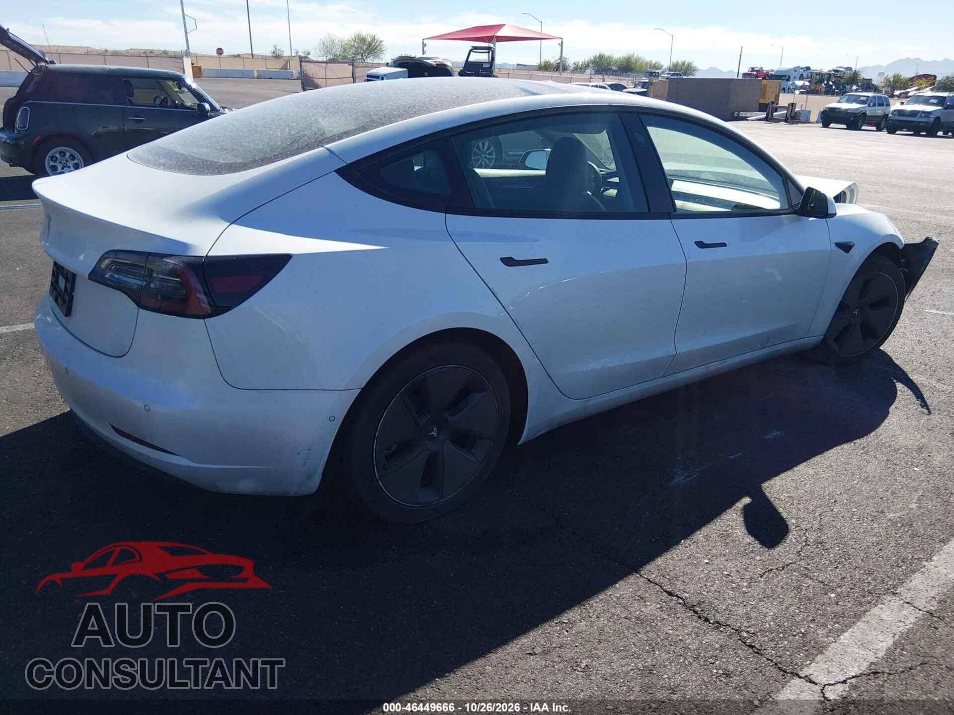 TESLA MODEL 3 2022 - 5YJ3E1EA4NF108040