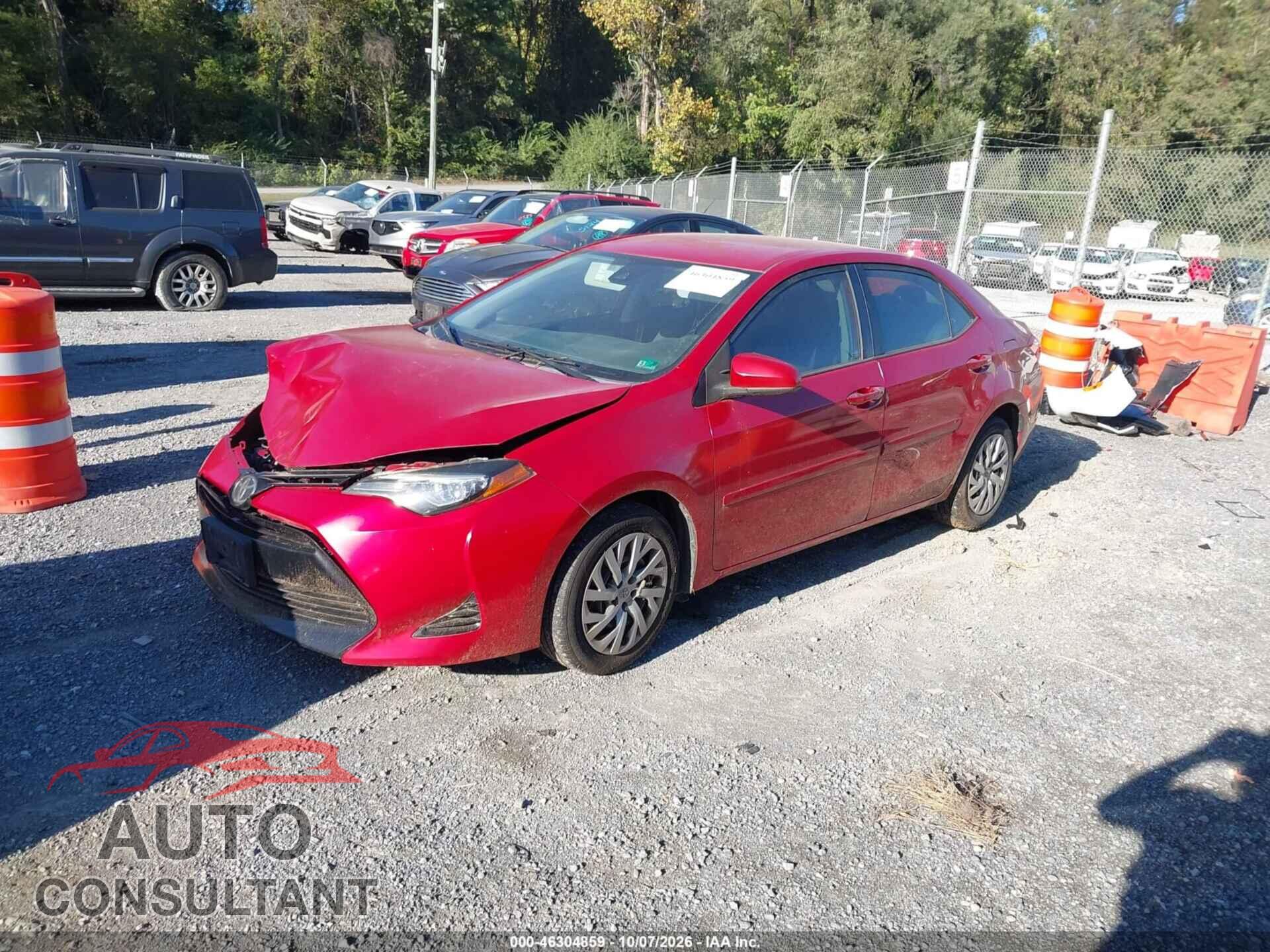 TOYOTA COROLLA 2017 - 2T1BURHEXHC847868