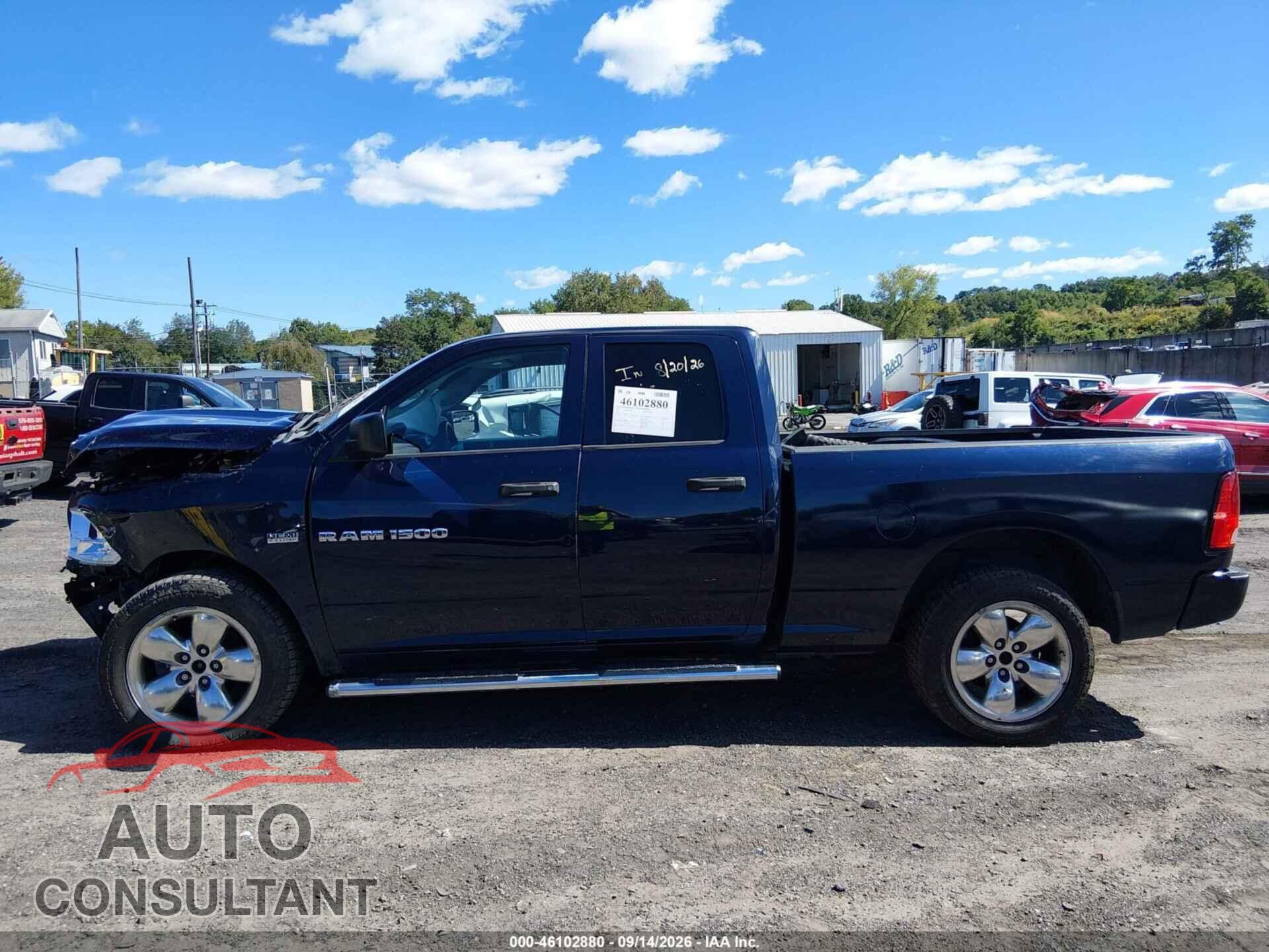 DODGE RAM 1500 2012 - 1C6RD7FT2CS308521