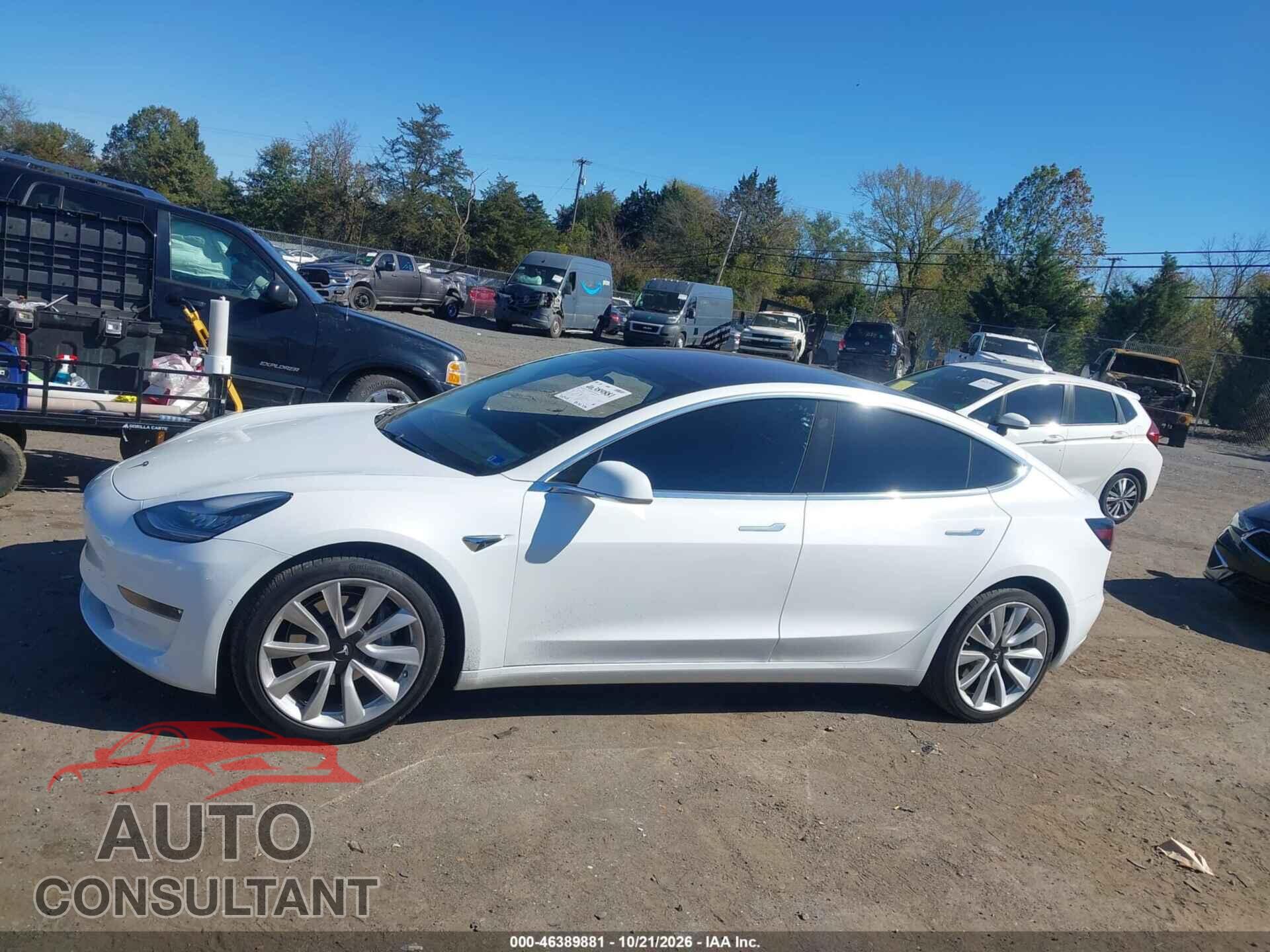 TESLA MODEL 3 2018 - 5YJ3E1EB2JF134123
