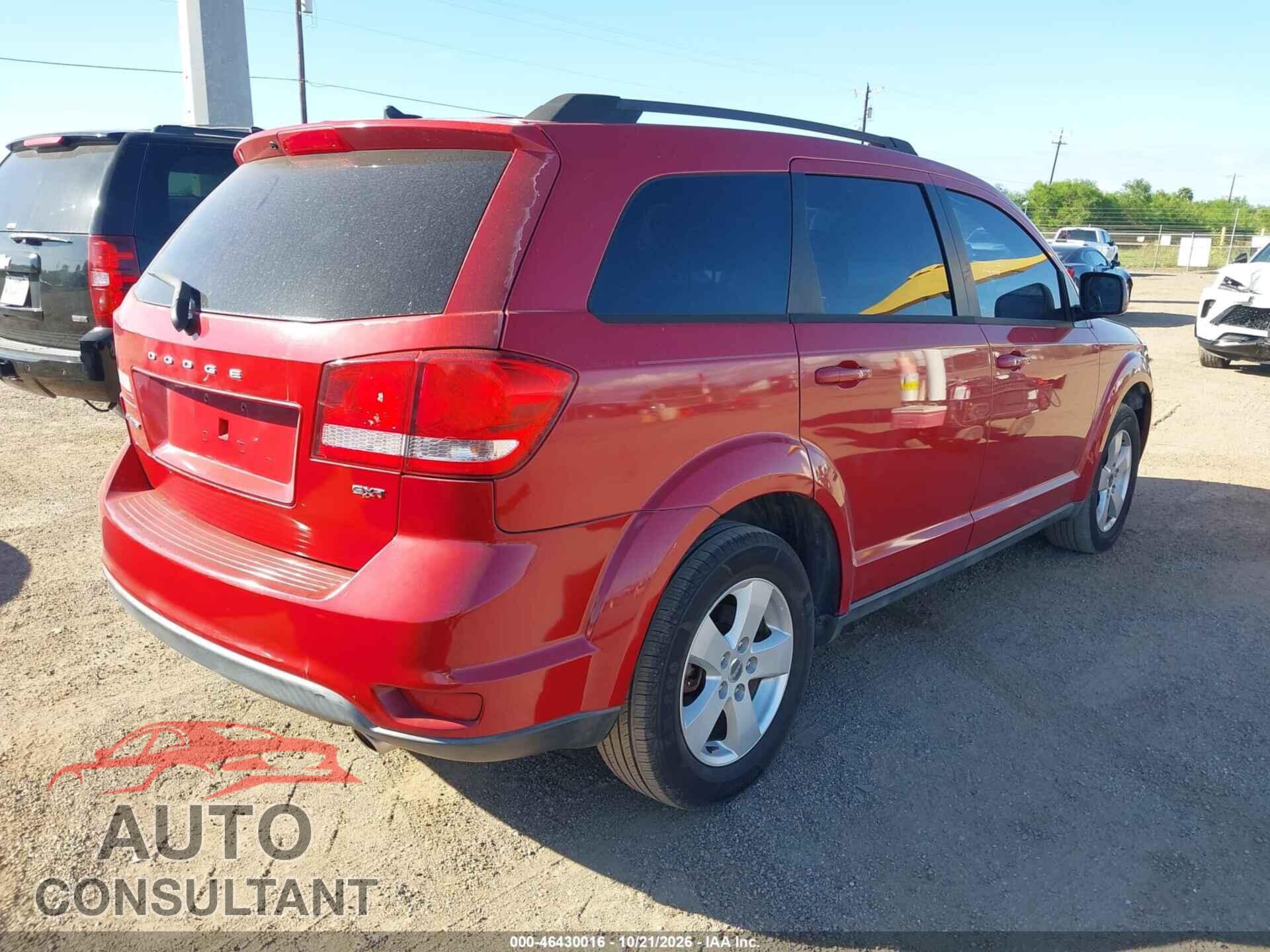 DODGE JOURNEY 2012 - 3C4PDCBG4CT282939