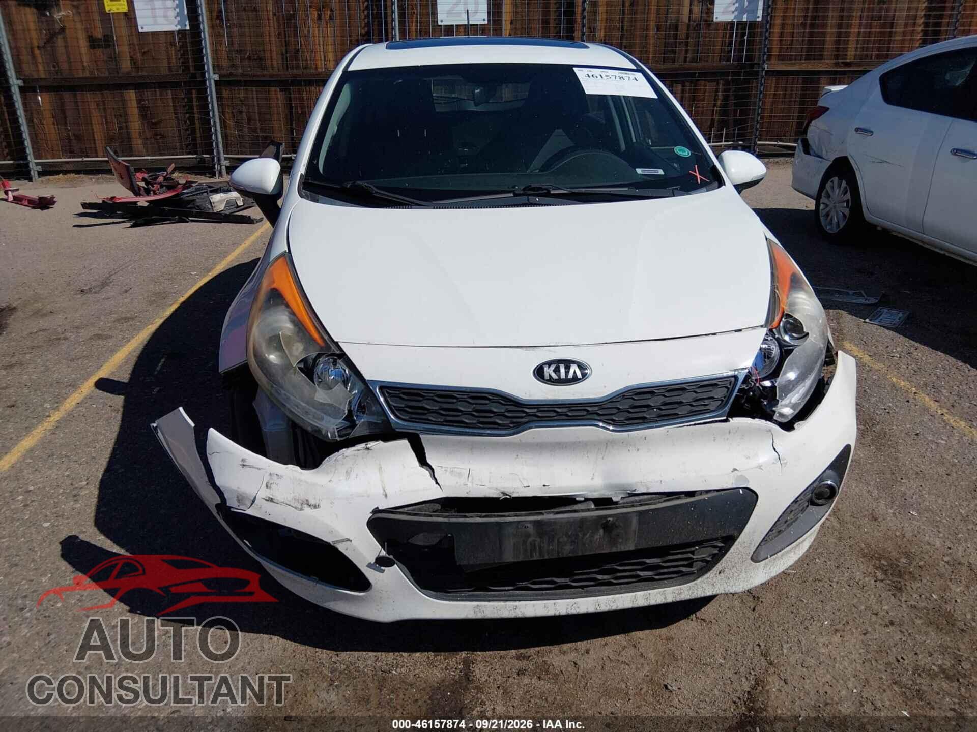 KIA RIO 2014 - KNADN5A33E6331133