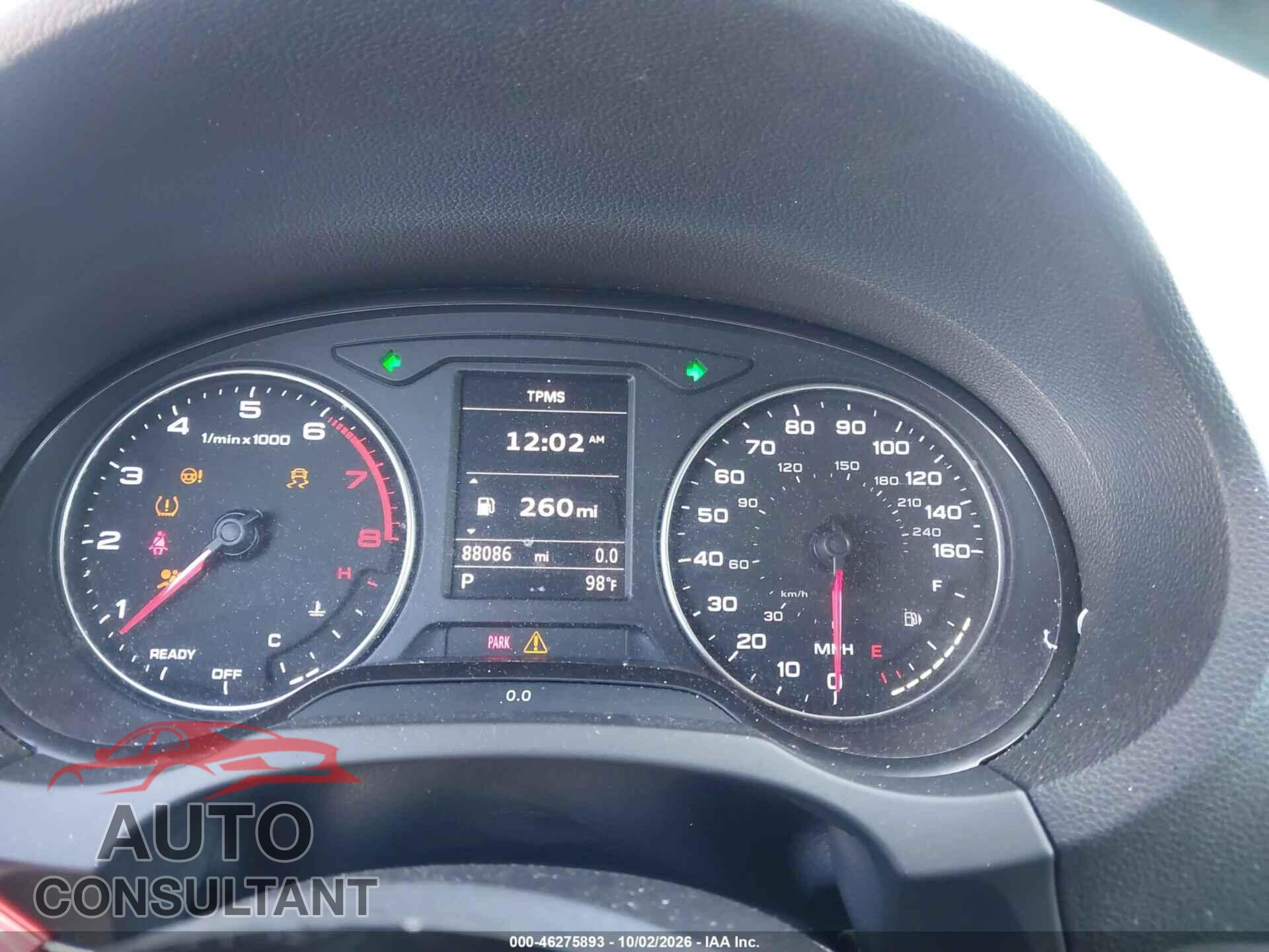 AUDI A3 2016 - WAUB8GFF0G1029408