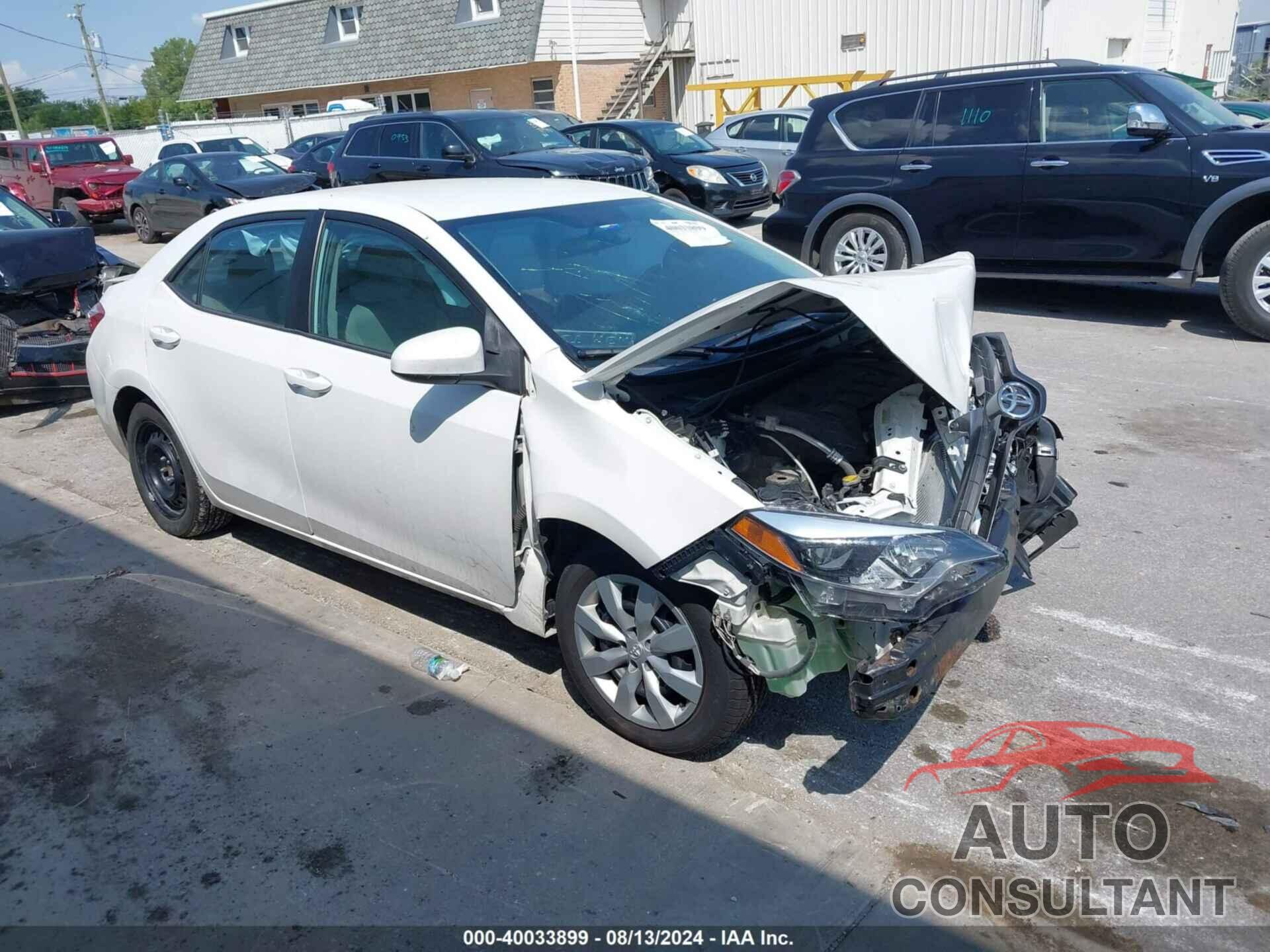 TOYOTA COROLLA 2016 - 2T1BURHE2GC482990