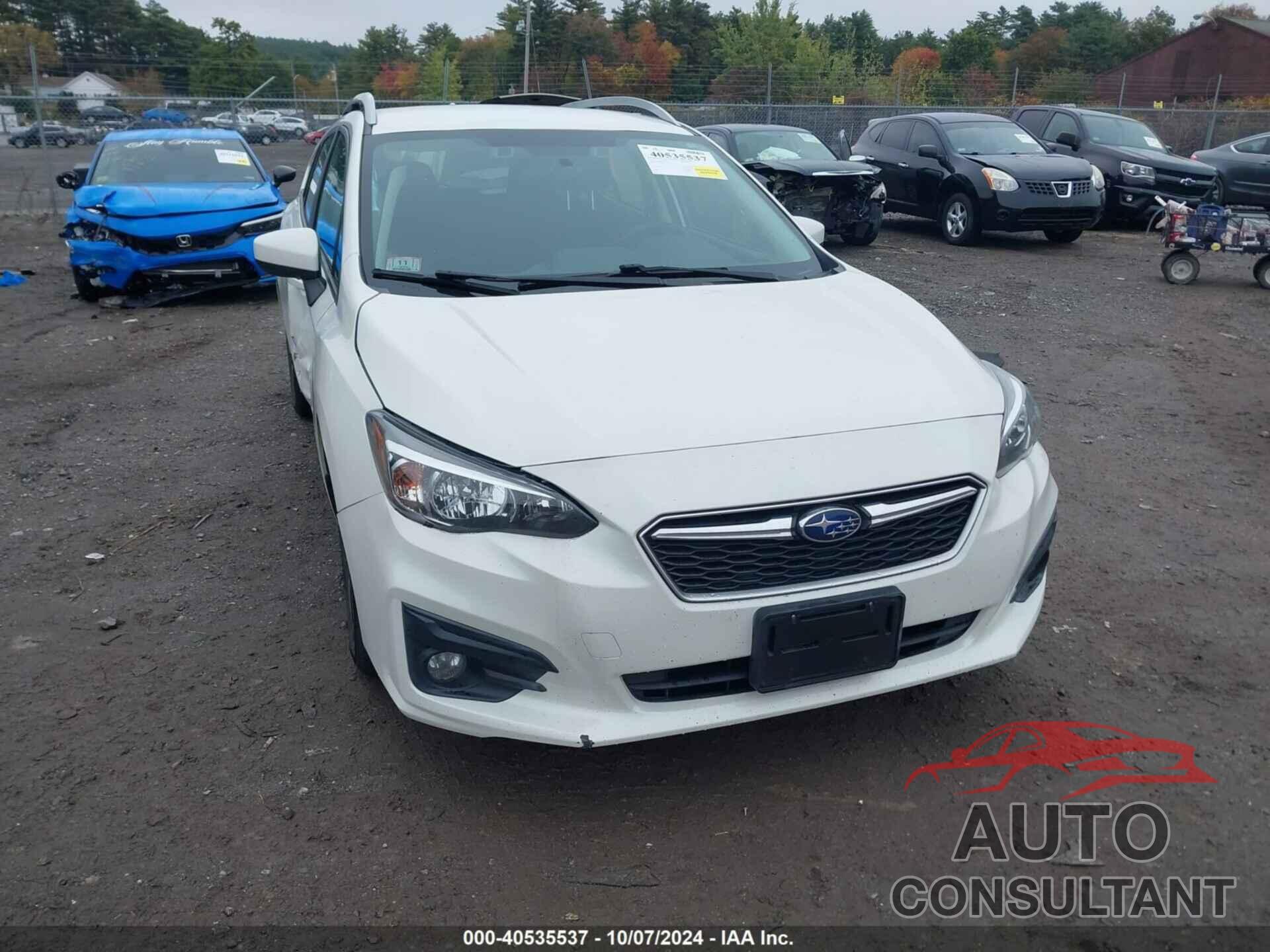 SUBARU IMPREZA 2019 - 4S3GTAD62K3747854