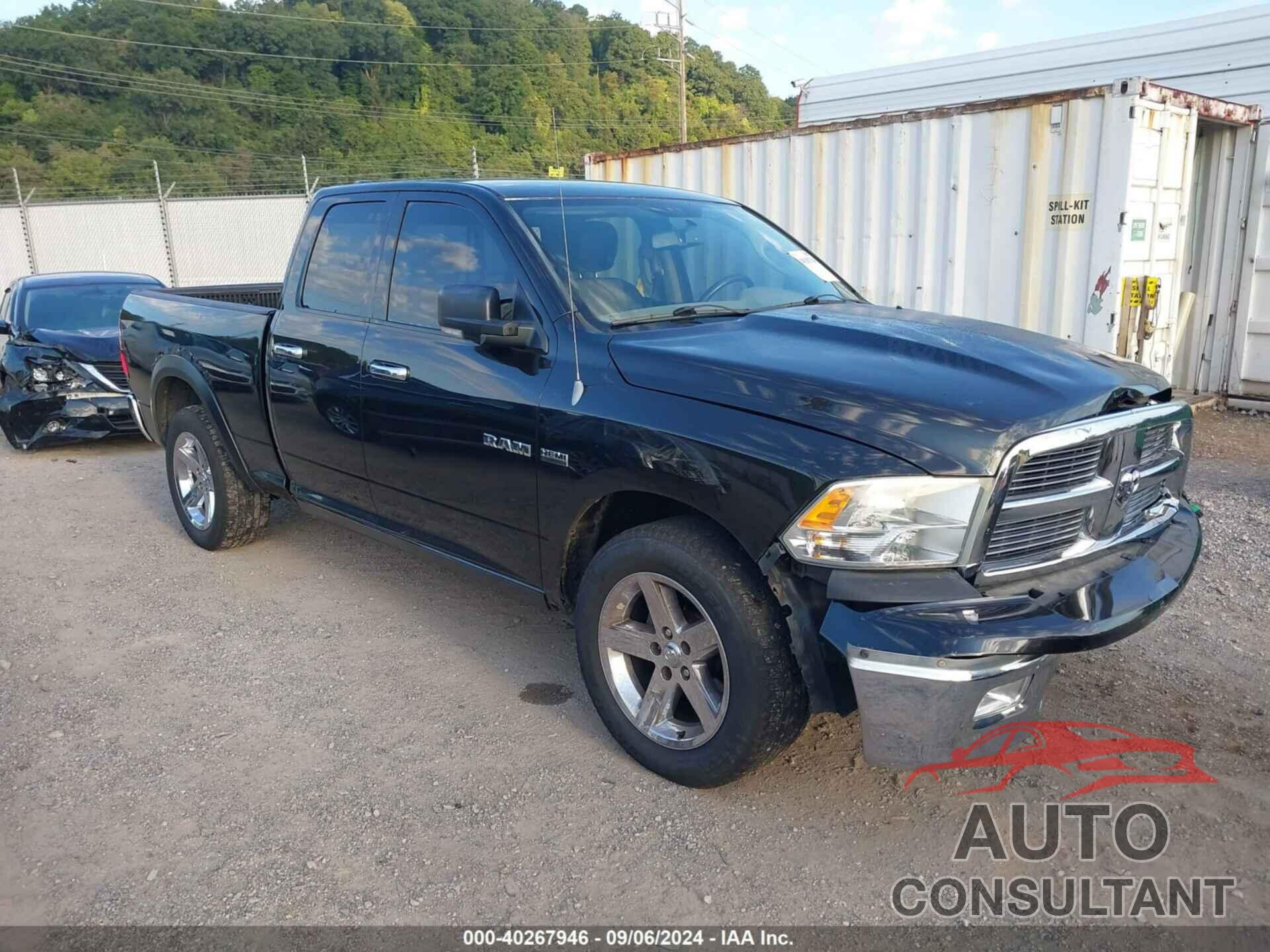 DODGE RAM 1500 2010 - 1D7RV1GT6AS224674