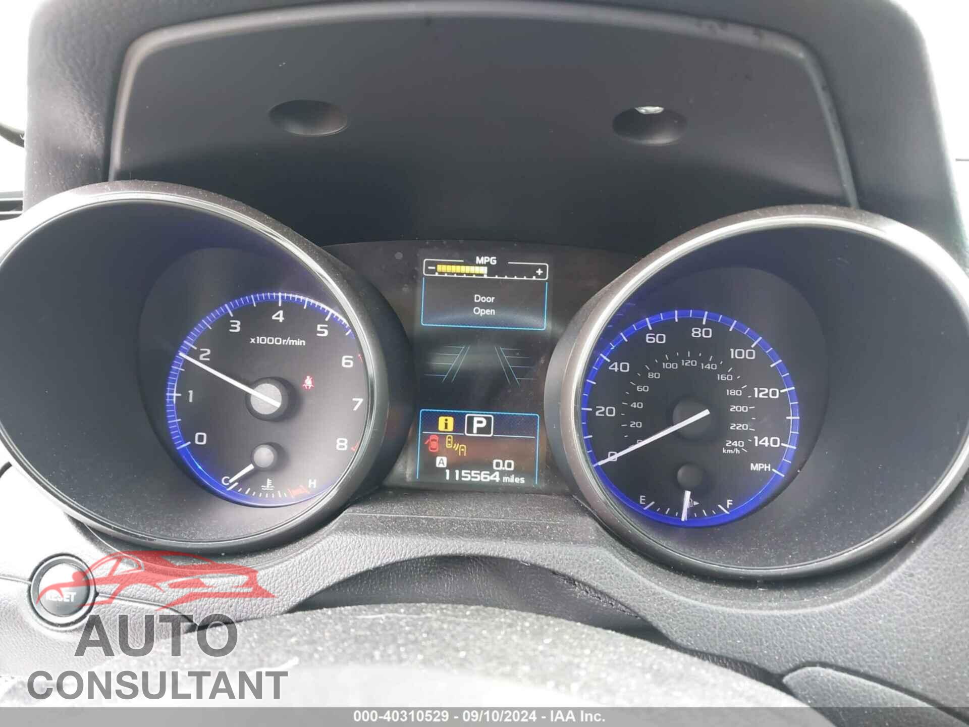 SUBARU OUTBACK 2017 - 4S4BSAFC1H3308164