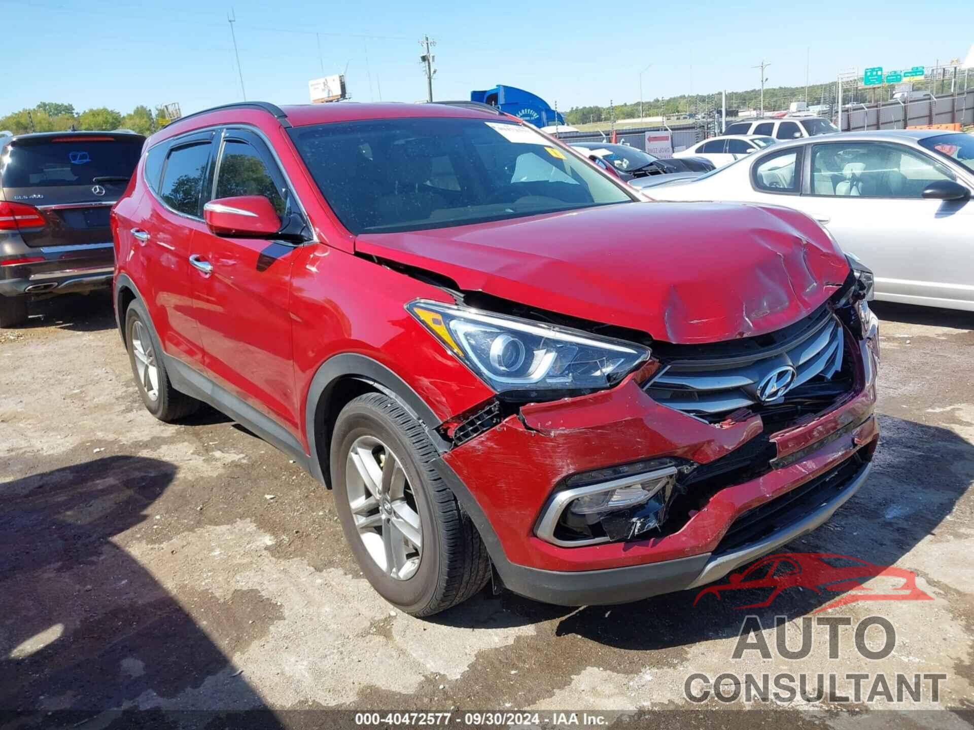 HYUNDAI SANTA FE SPORT 2018 - 5XYZU3LB5JG507000