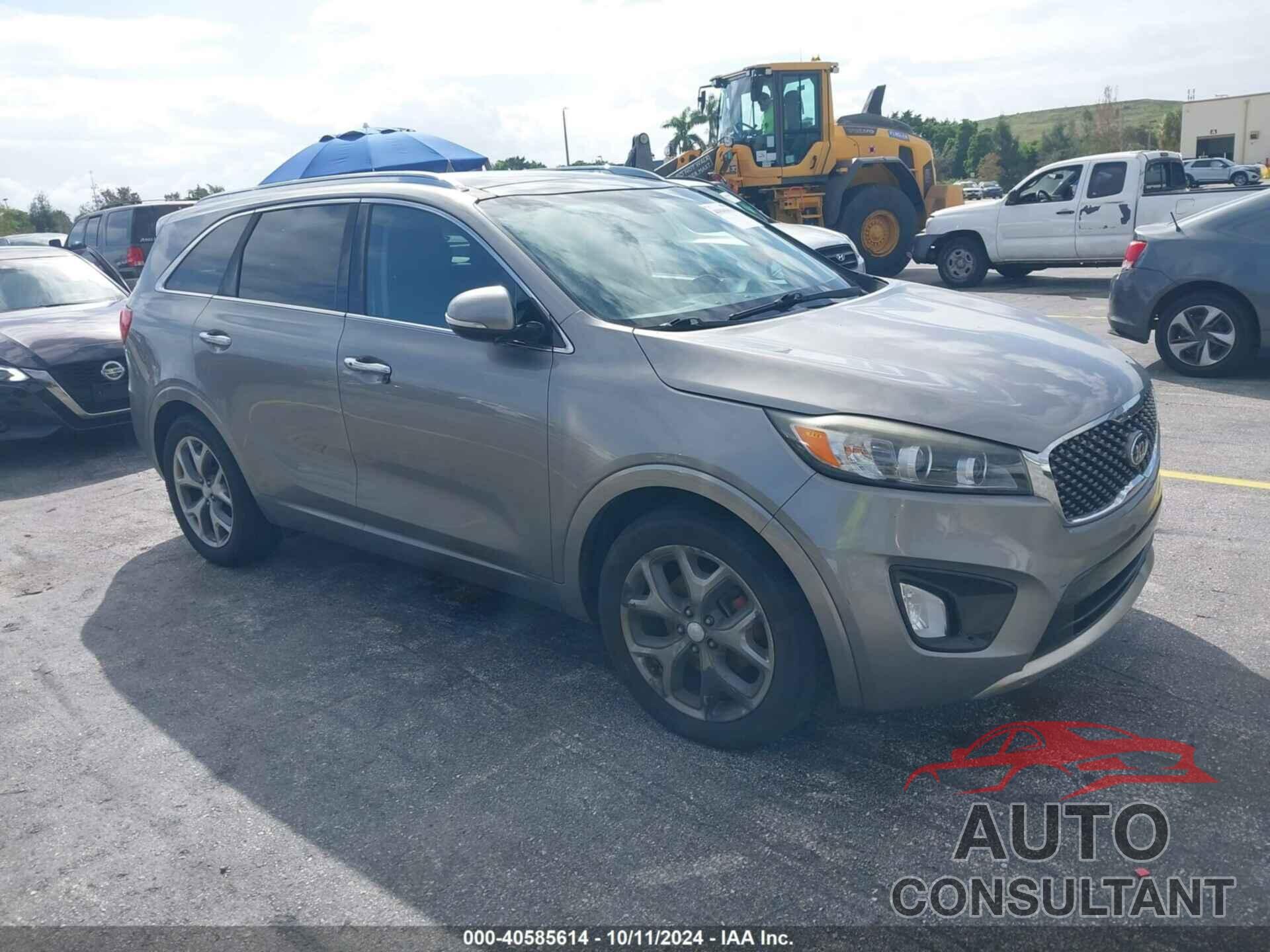 KIA SORENTO 2016 - 5XYPK4A54GG184230