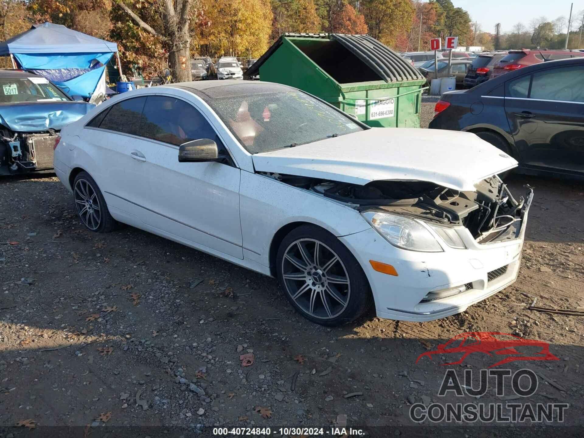 MERCEDES-BENZ E 350 2013 - WDDKJ8JB1DF210782