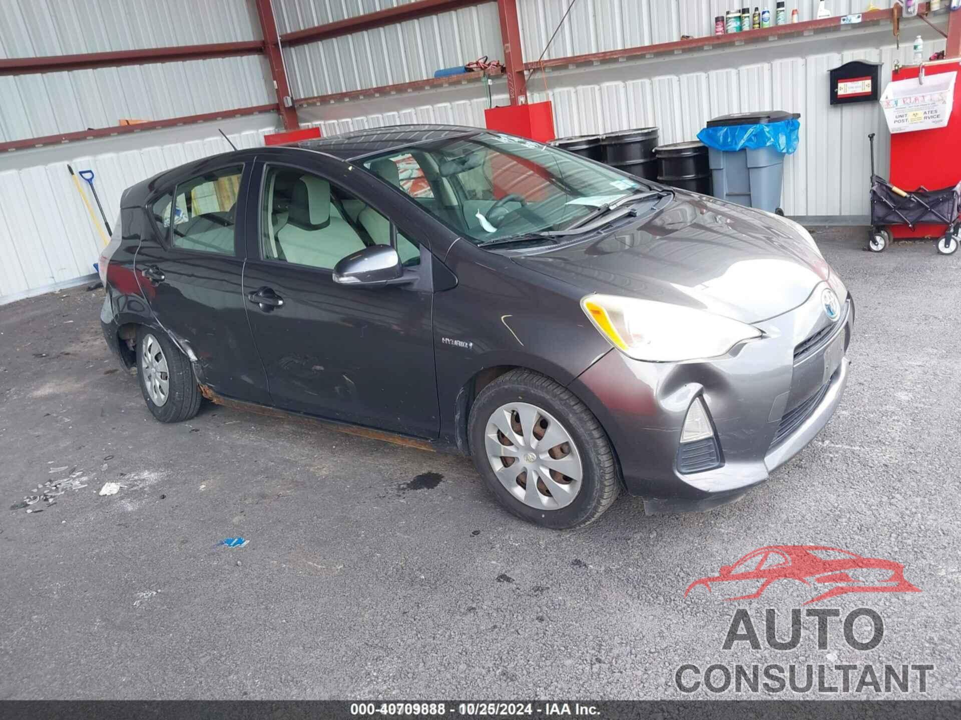 TOYOTA PRIUS C 2012 - JTDKDTB39C1503904