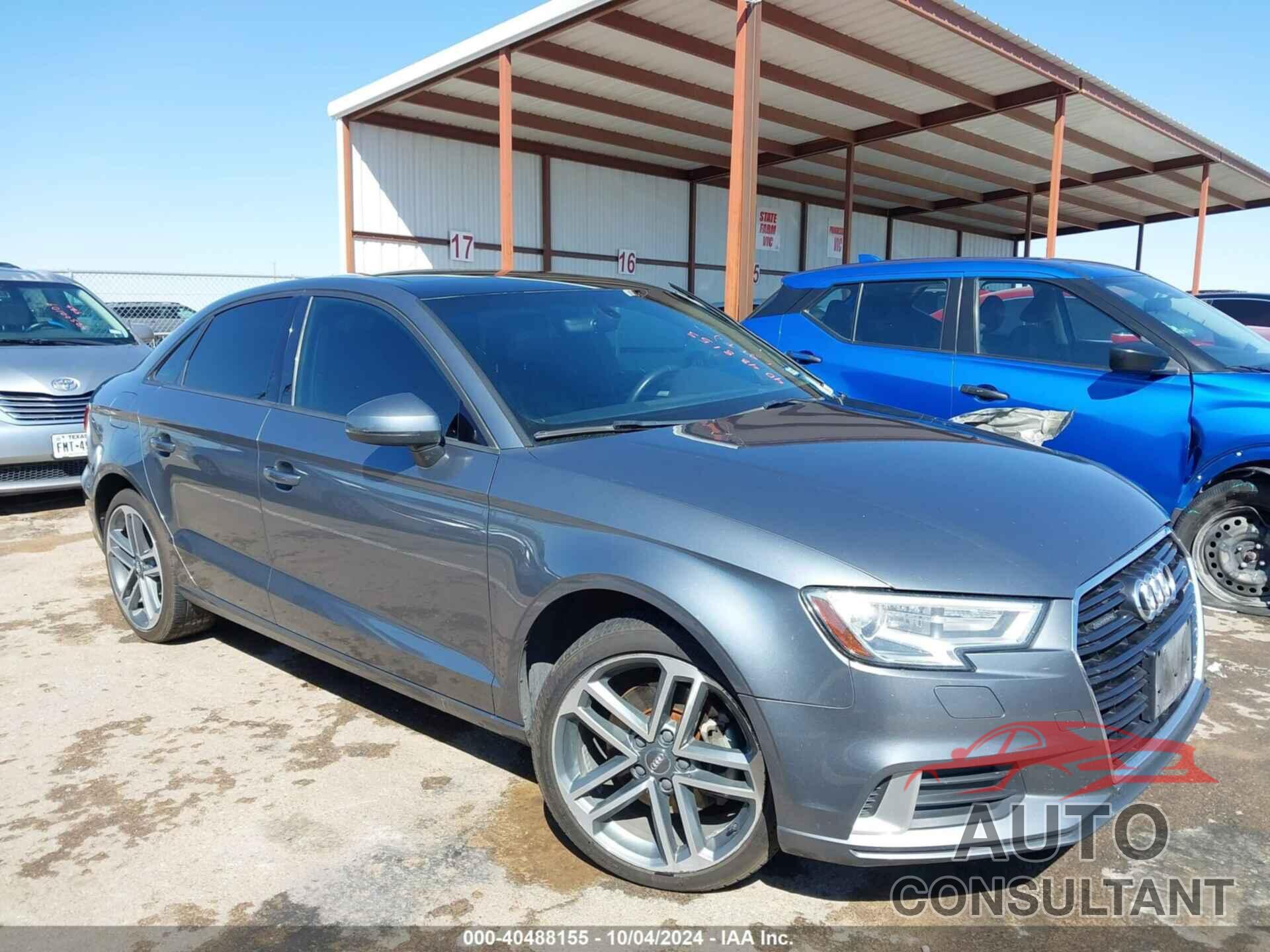 AUDI A3 2017 - WAUB8GFF5H1028742