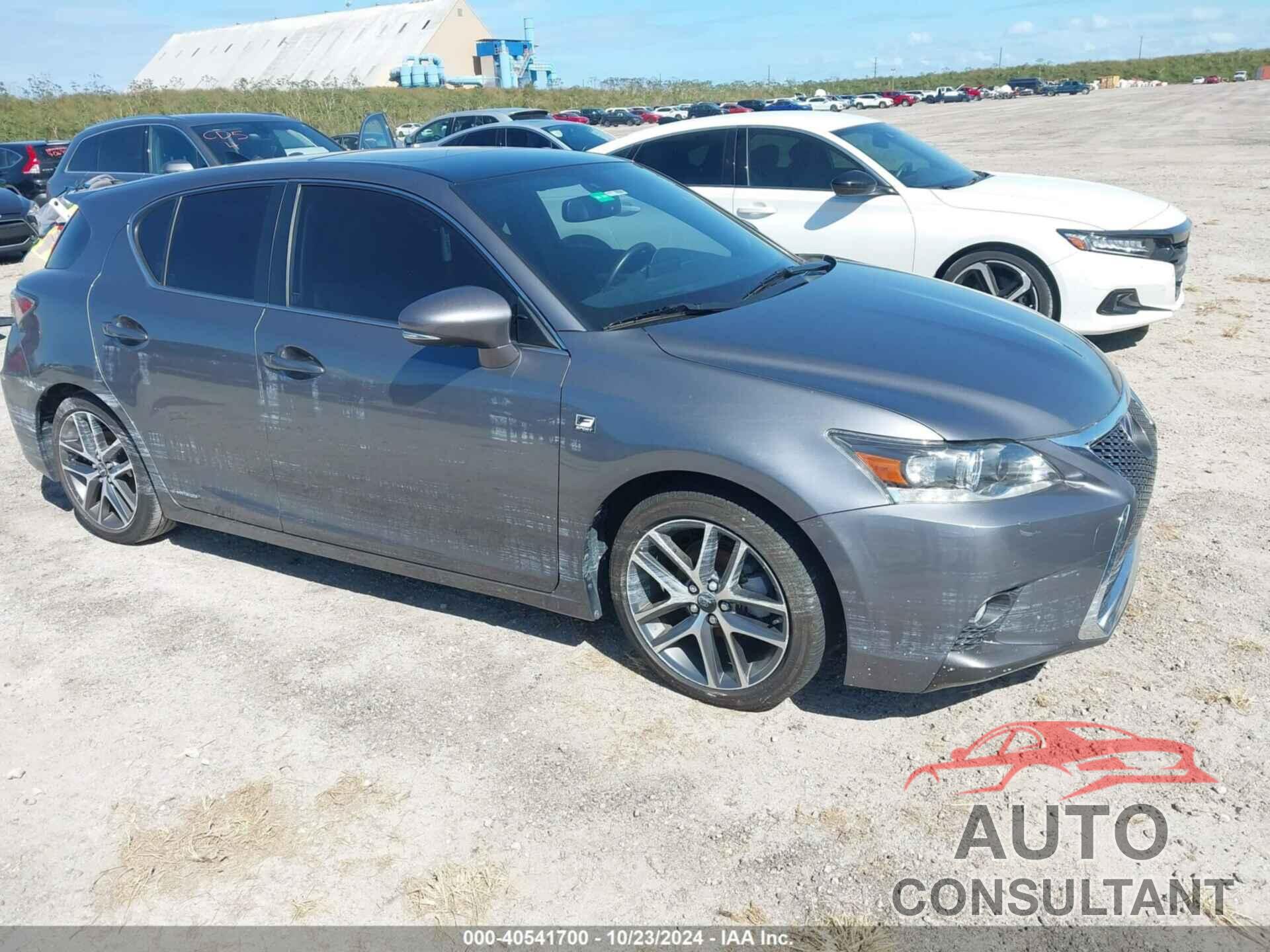 LEXUS CT 200H 2016 - JTHKD5BH6G2261286