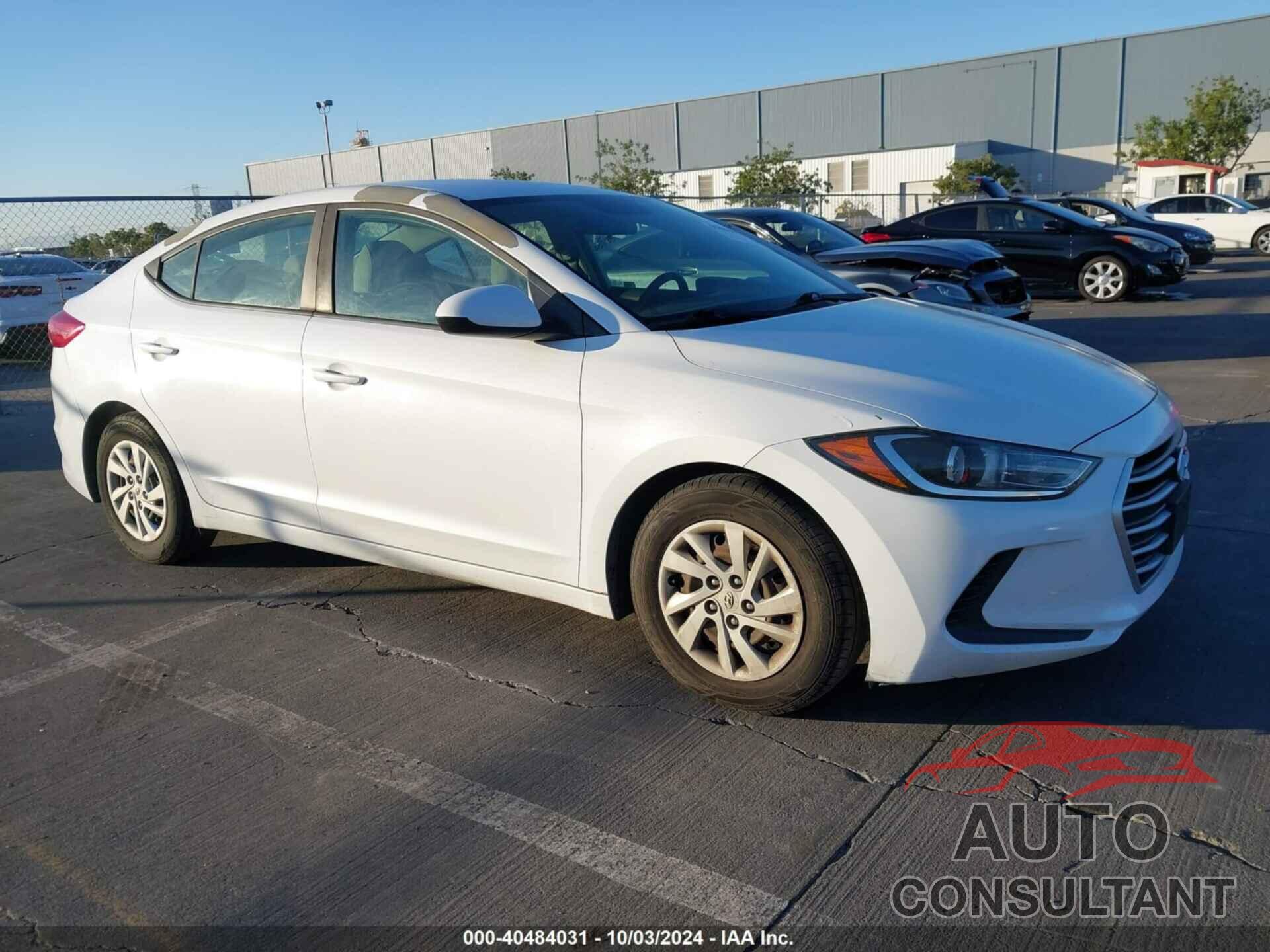 HYUNDAI ELANTRA 2017 - 5NPD74LF8HH096611