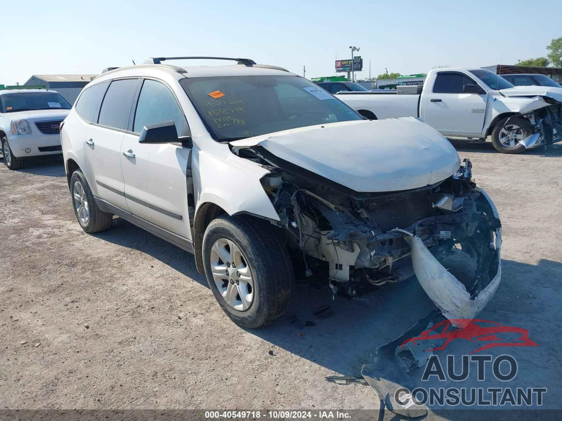 CHEVROLET TRAVERSE 2013 - 1GNKRFKD5DJ234322