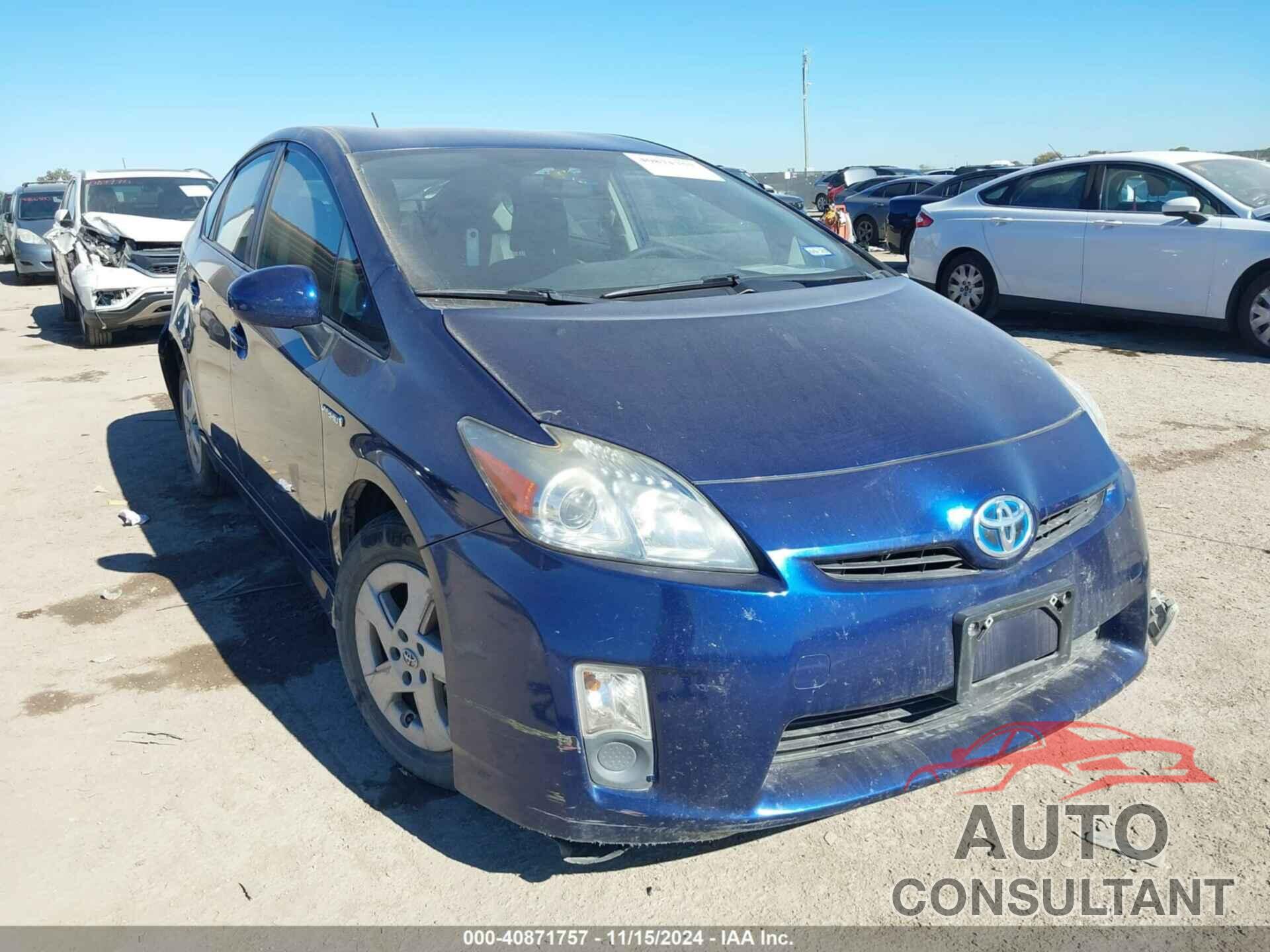 TOYOTA PRIUS 2011 - JTDKN3DU4B5345952
