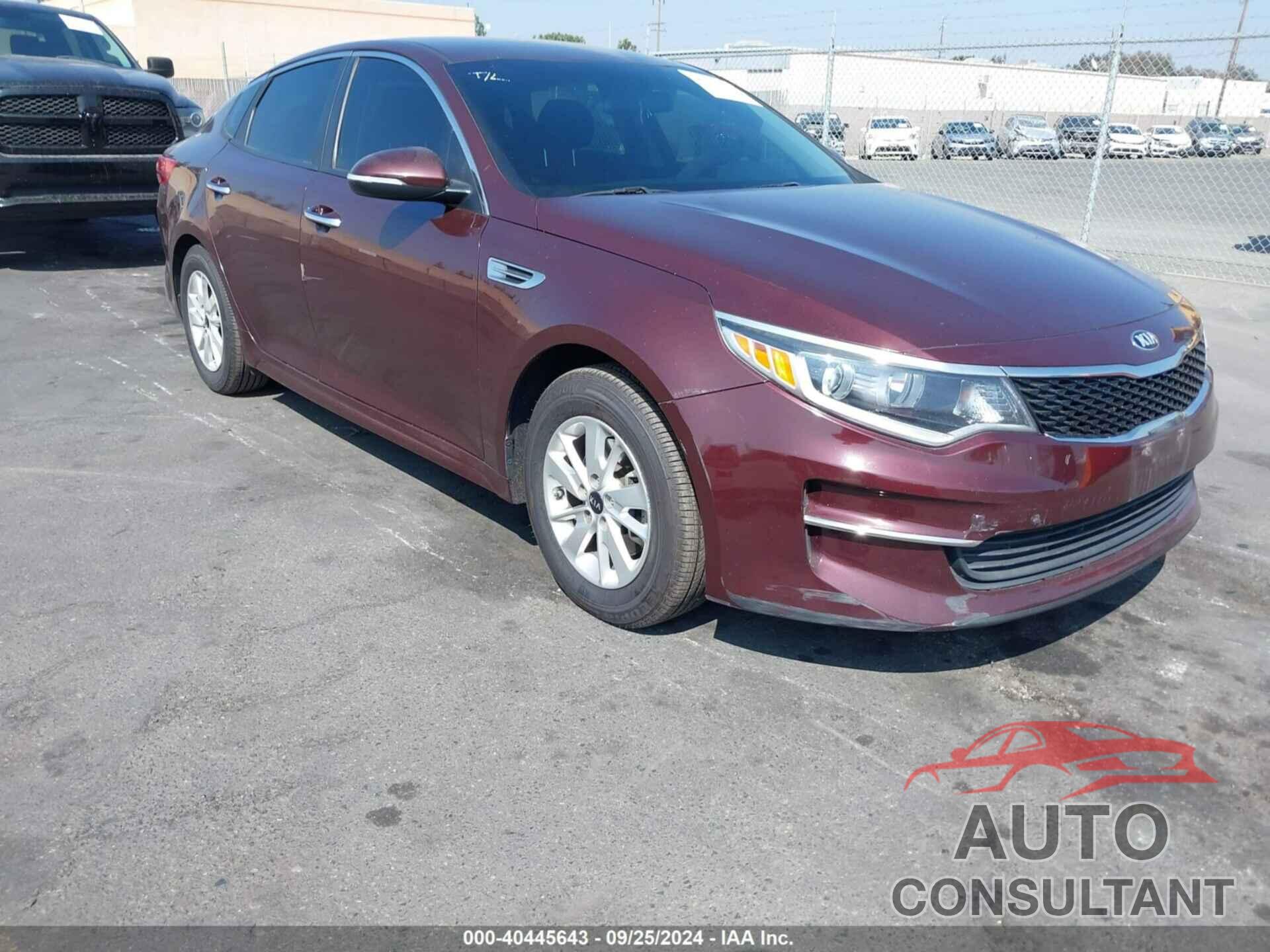 KIA OPTIMA 2016 - 5XXGT4L3XGG110209