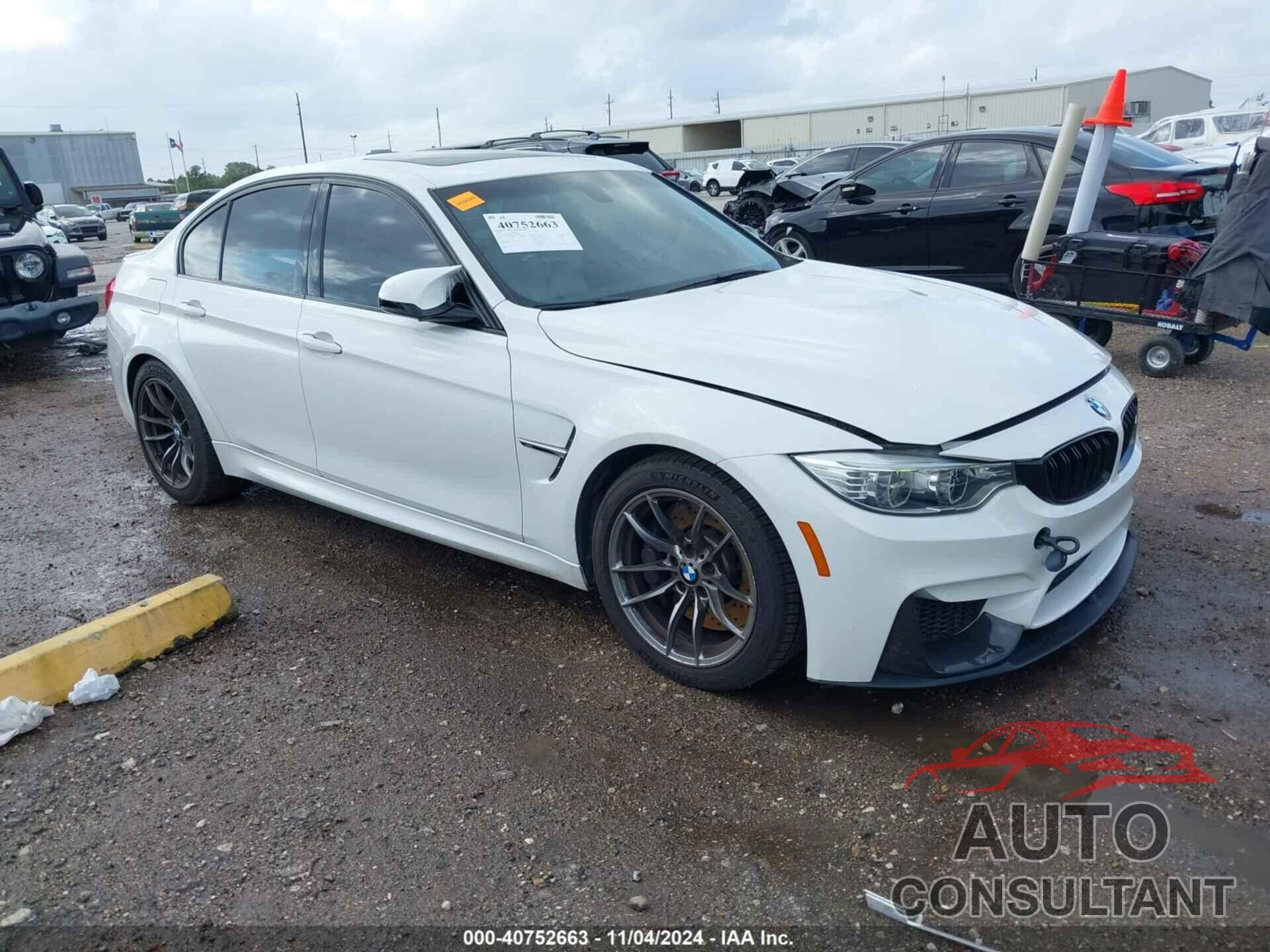 BMW M3 2017 - WBS8M9C51H5G42465