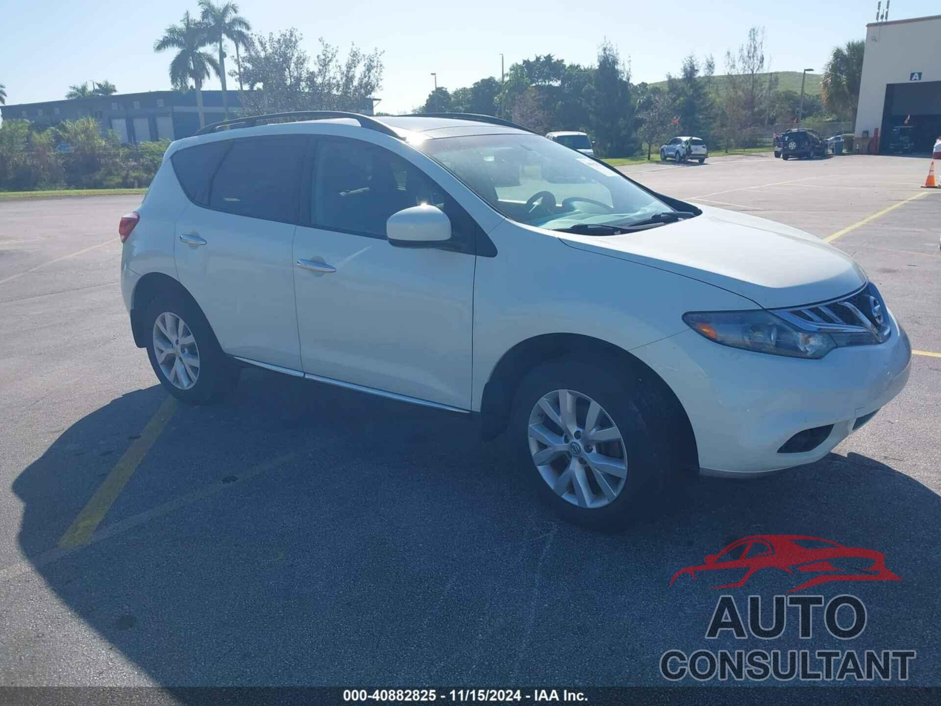 NISSAN MURANO 2011 - JN8AZ1MW7BW186588