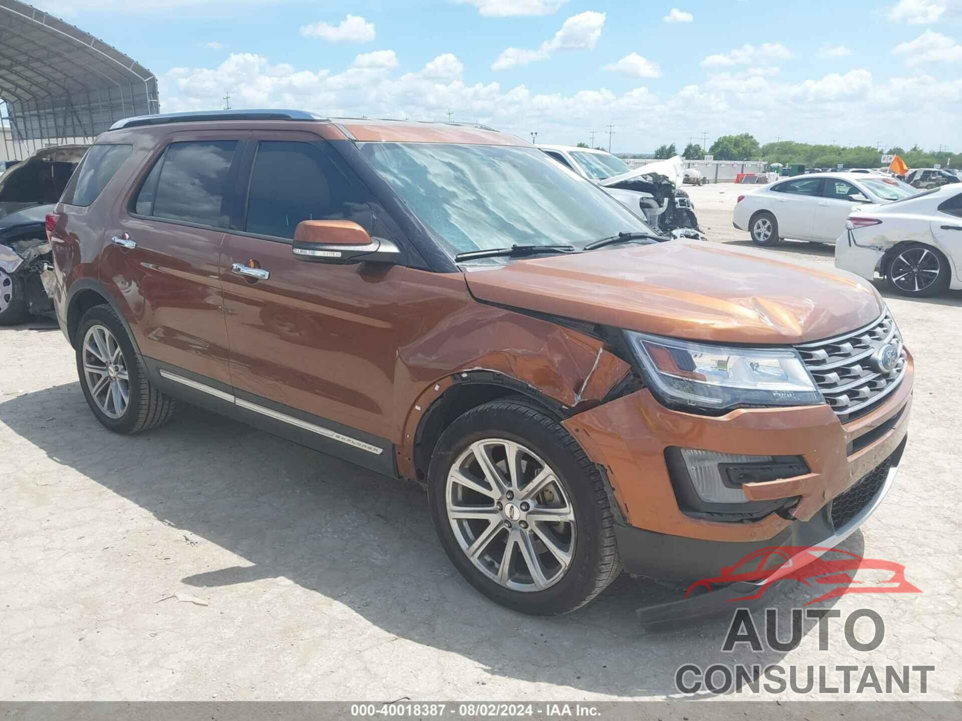 FORD EXPLORER 2017 - 1FM5K7FH6HGC76400