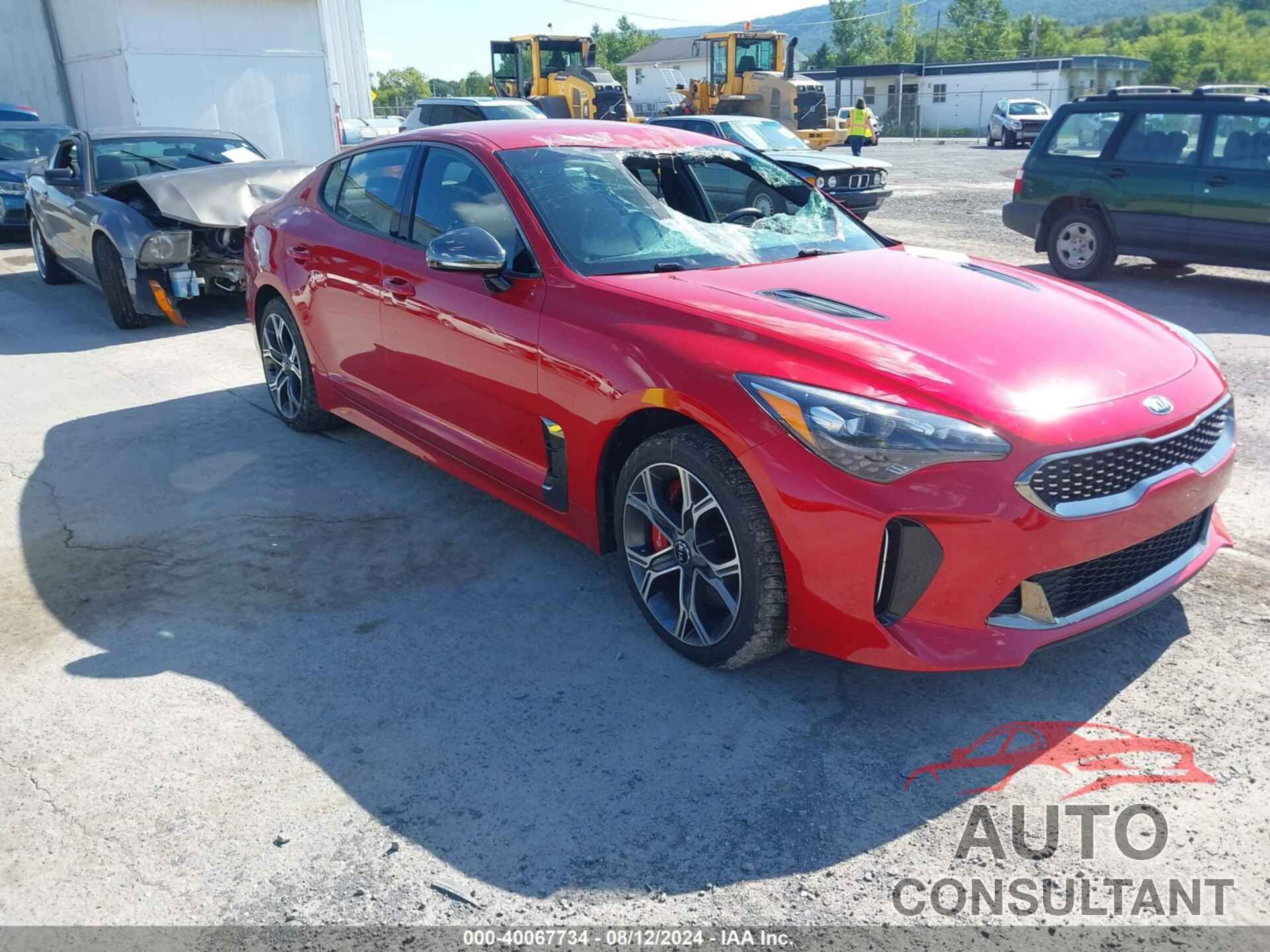 KIA STINGER 2019 - KNAE35LC4K6053653