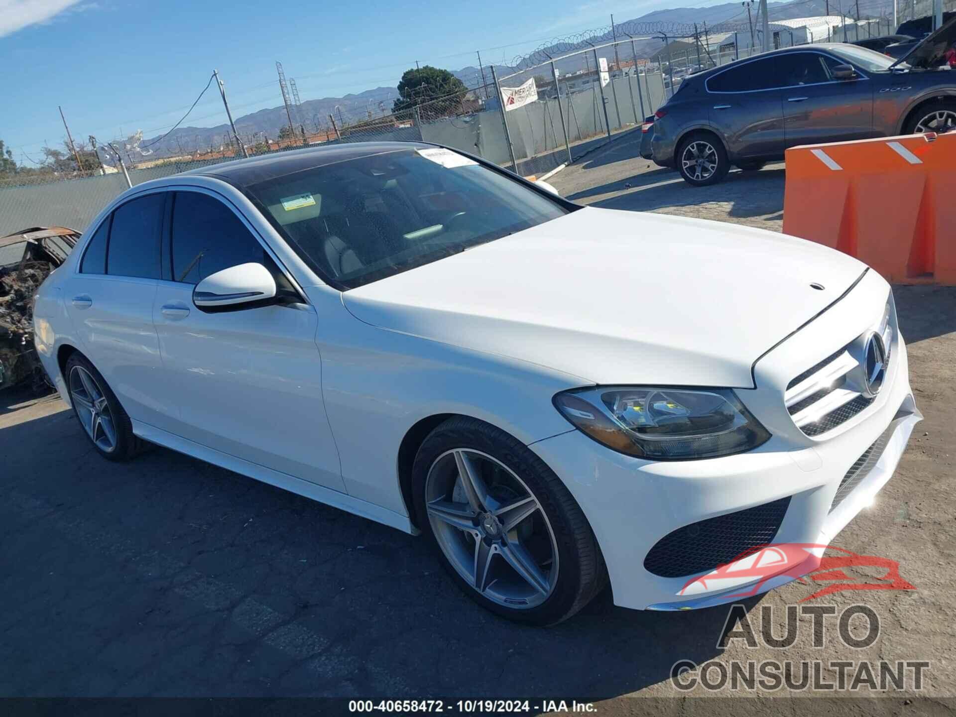 MERCEDES-BENZ C 300 2016 - 55SWF4JB9GU151350