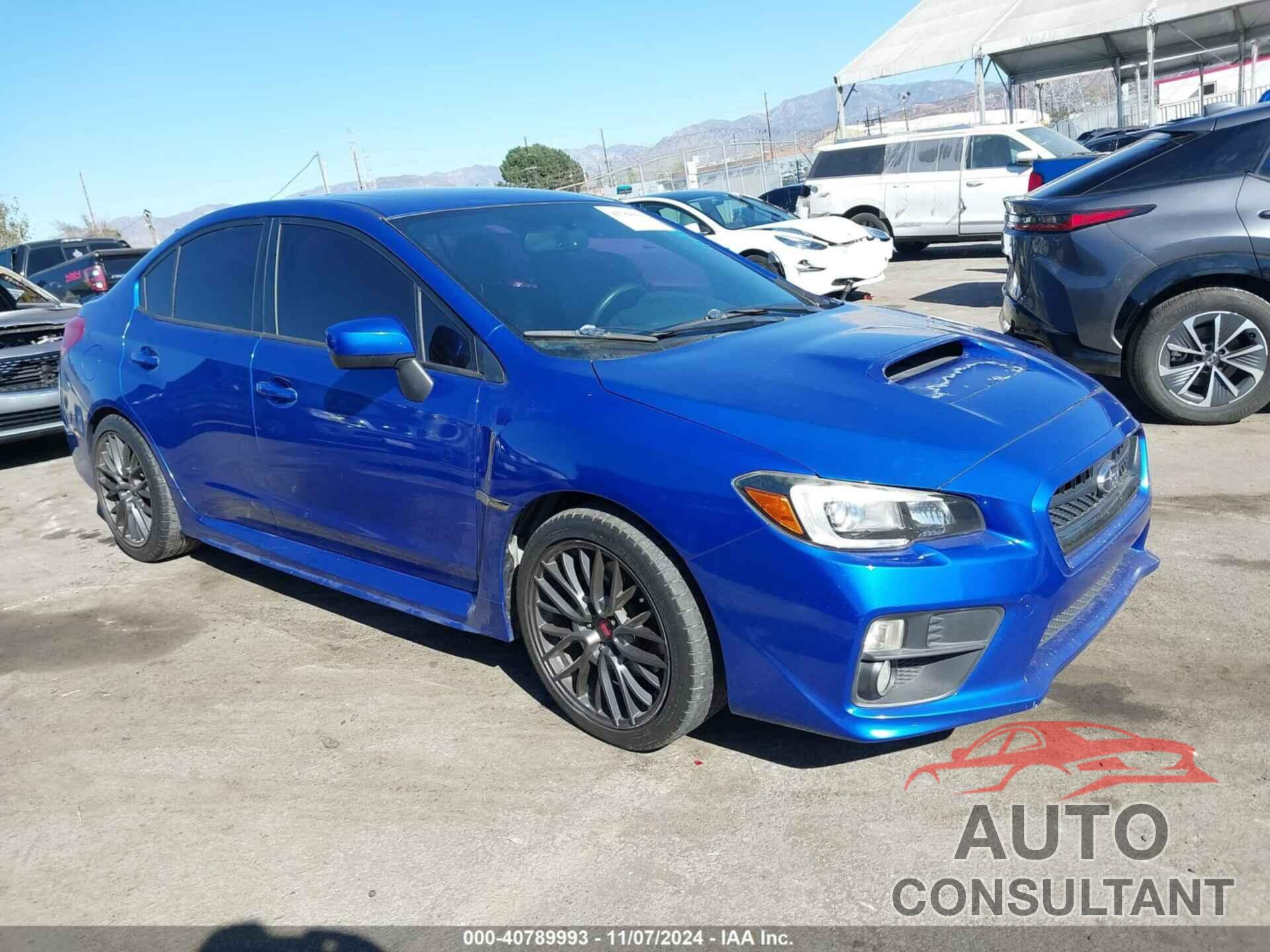 SUBARU WRX 2016 - JF1VA1J64G9802316