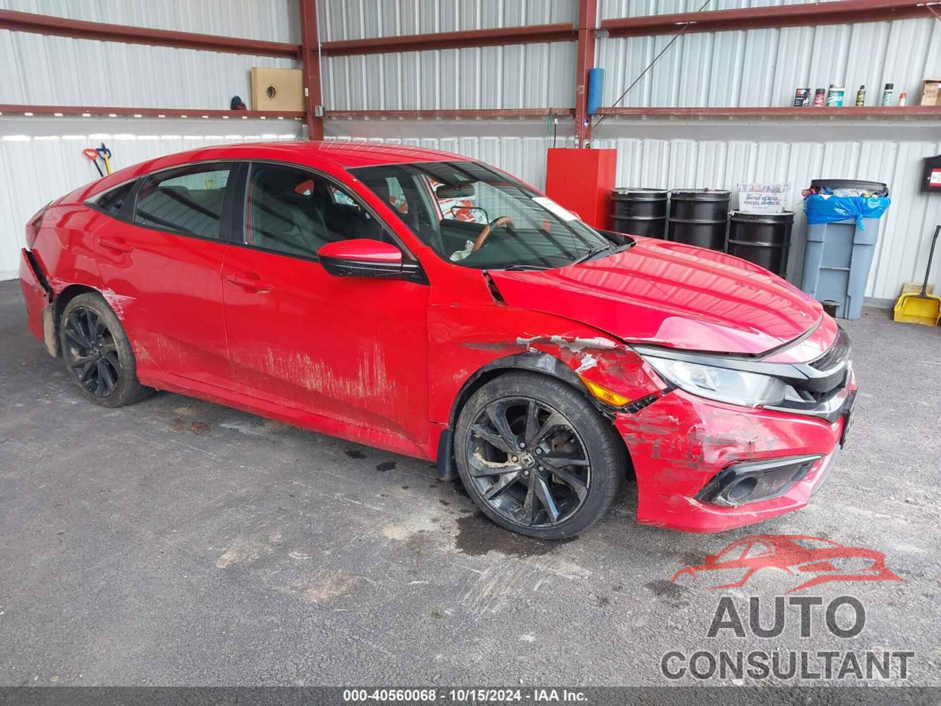 HONDA CIVIC 2019 - 2HGFC2F84KH501323