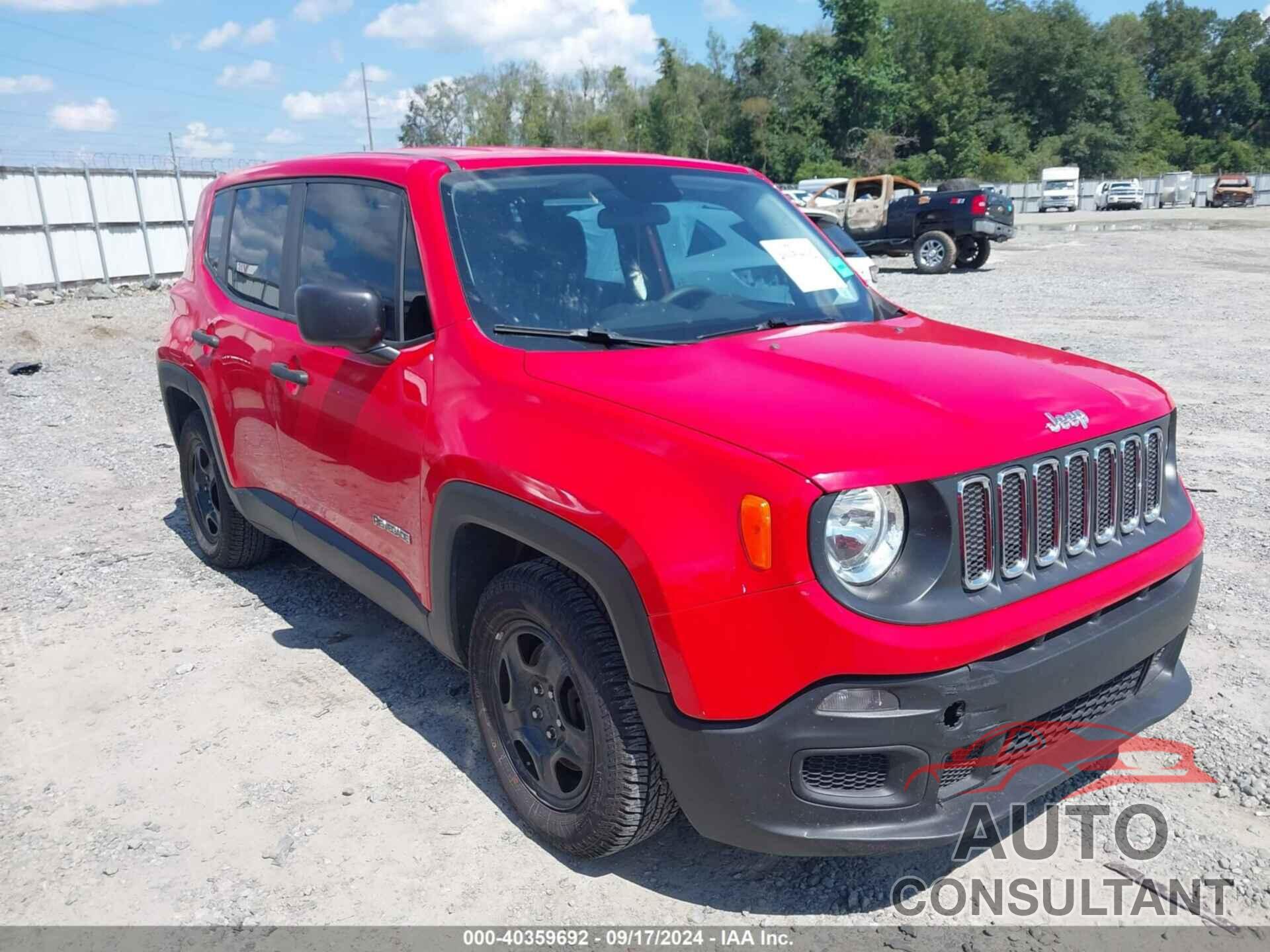 JEEP RENEGADE 2017 - ZACCJAABXHPF45757