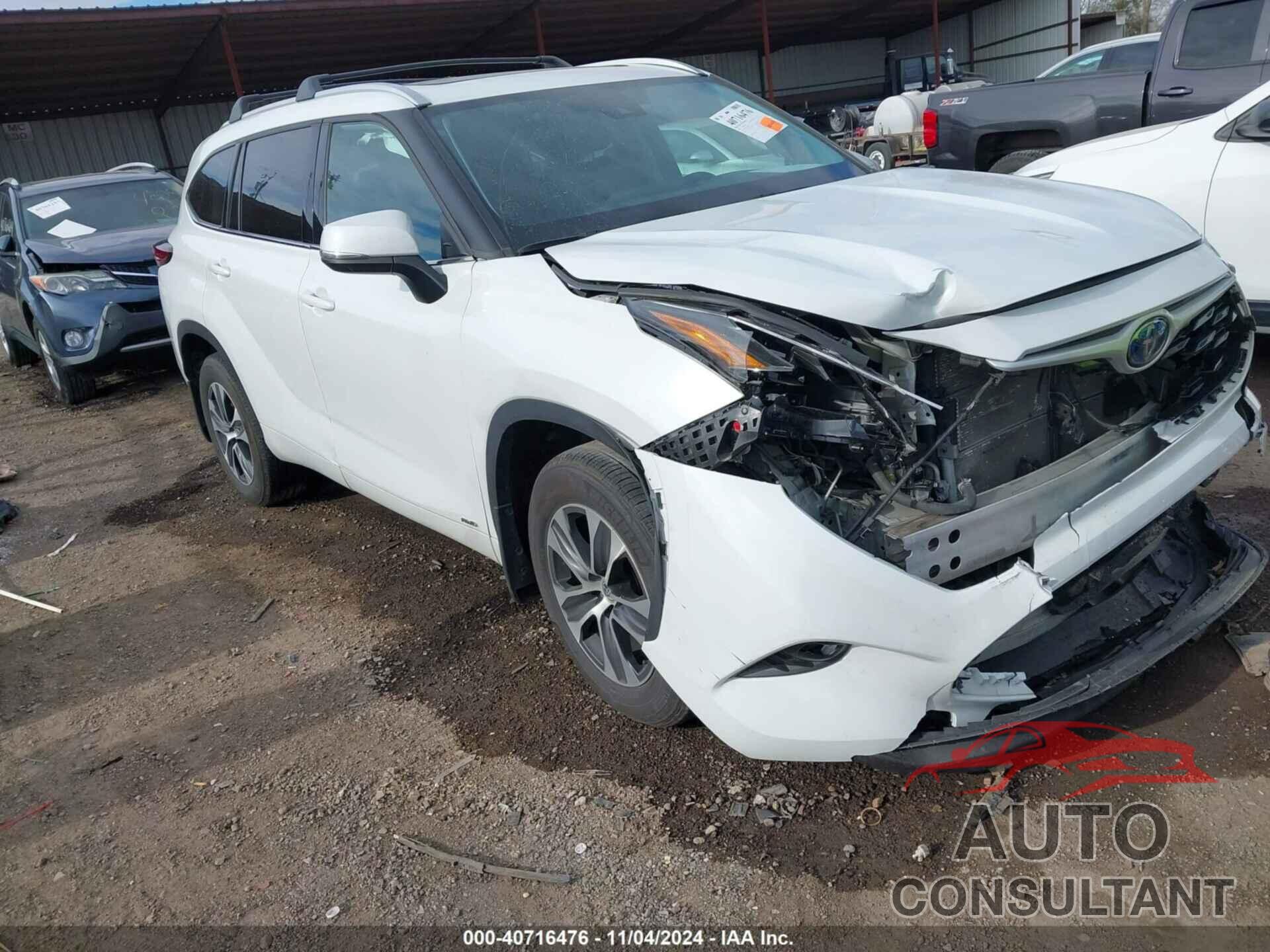 TOYOTA HIGHLANDER 2022 - 5TDHBRCH5NS543268