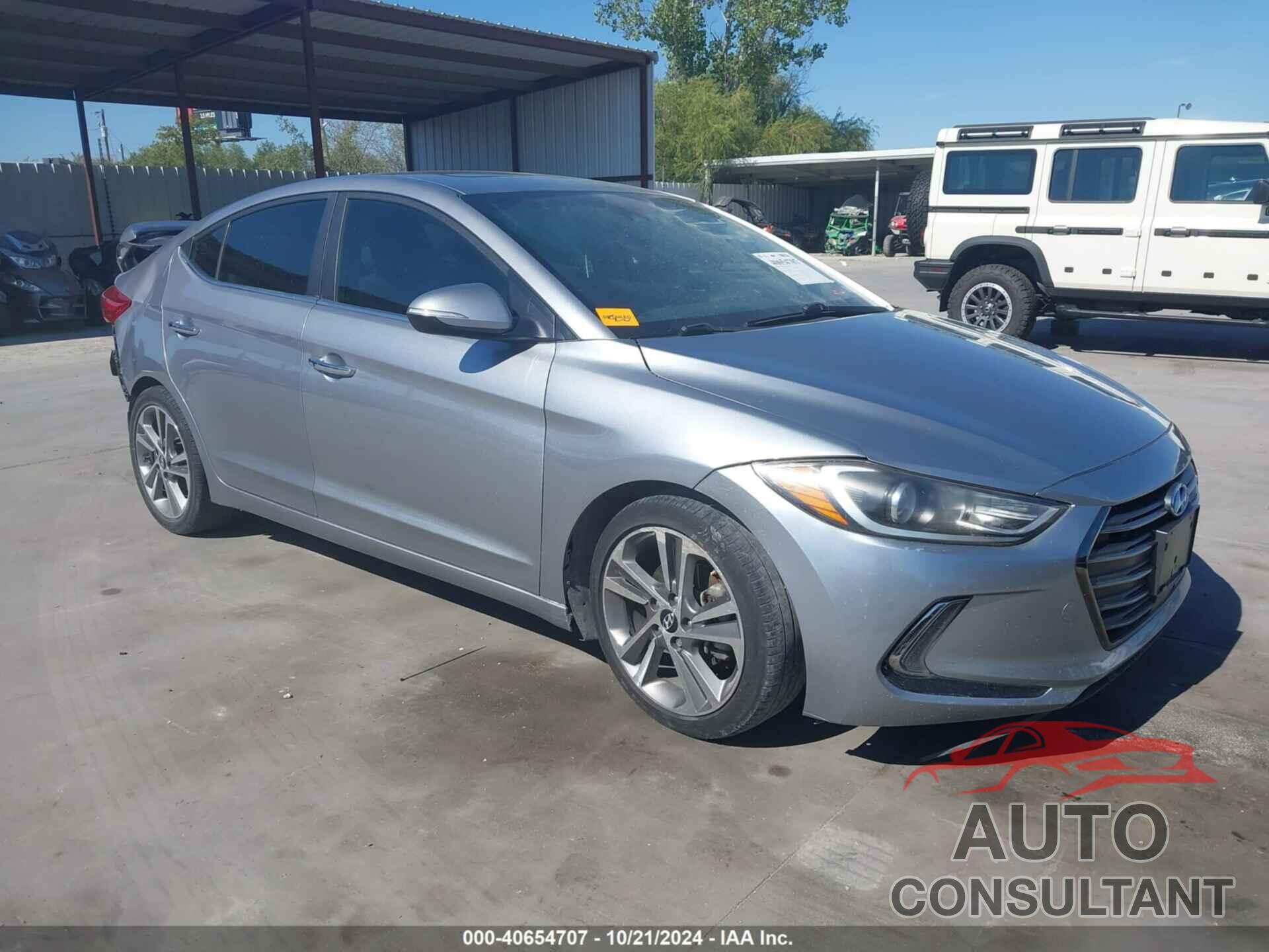HYUNDAI ELANTRA 2017 - 5NPD84LF2HH082507