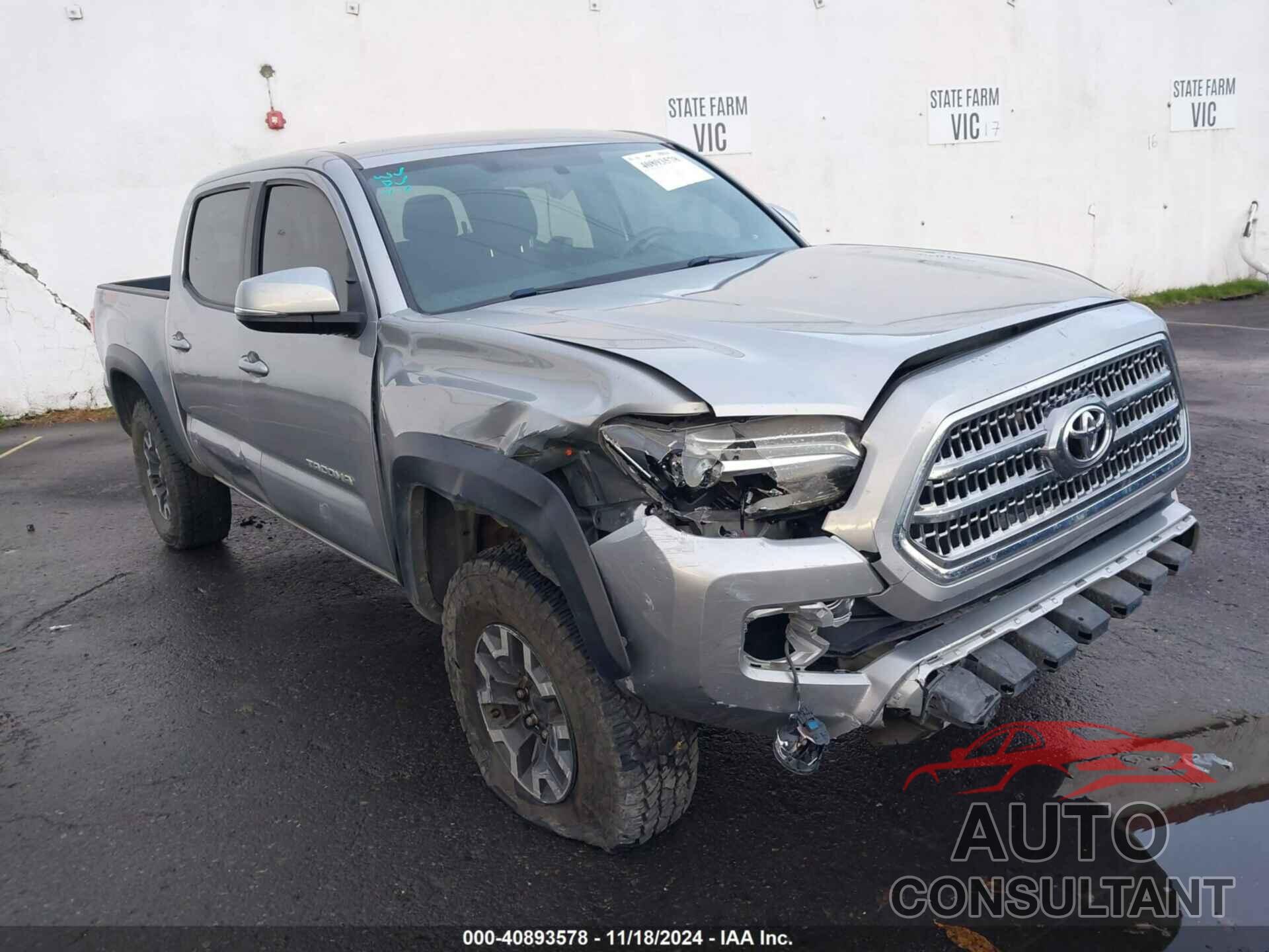 TOYOTA TACOMA 2017 - 5TFCZ5AN2HX101327