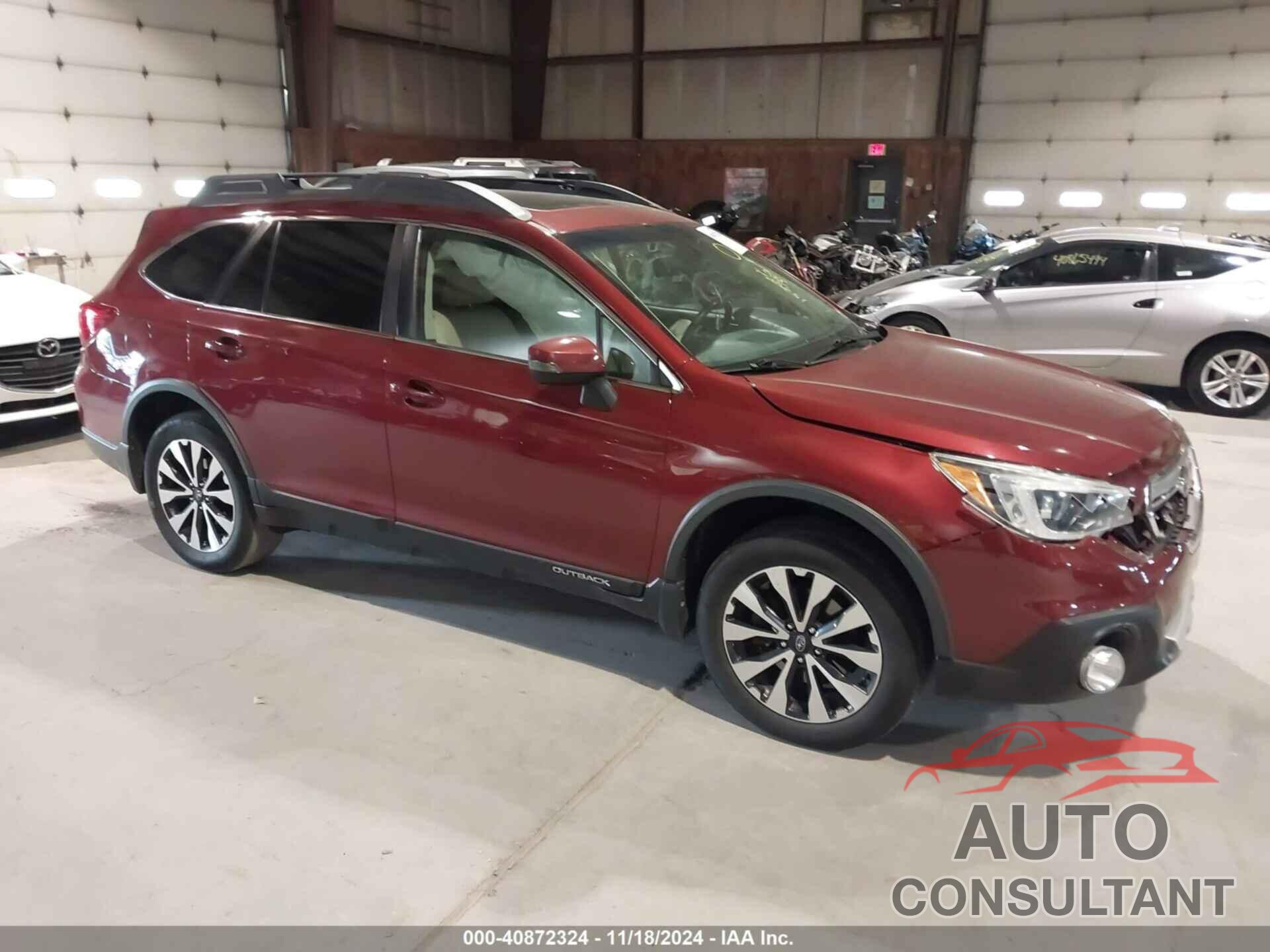 SUBARU OUTBACK 2017 - 4S4BSENC2H3327542